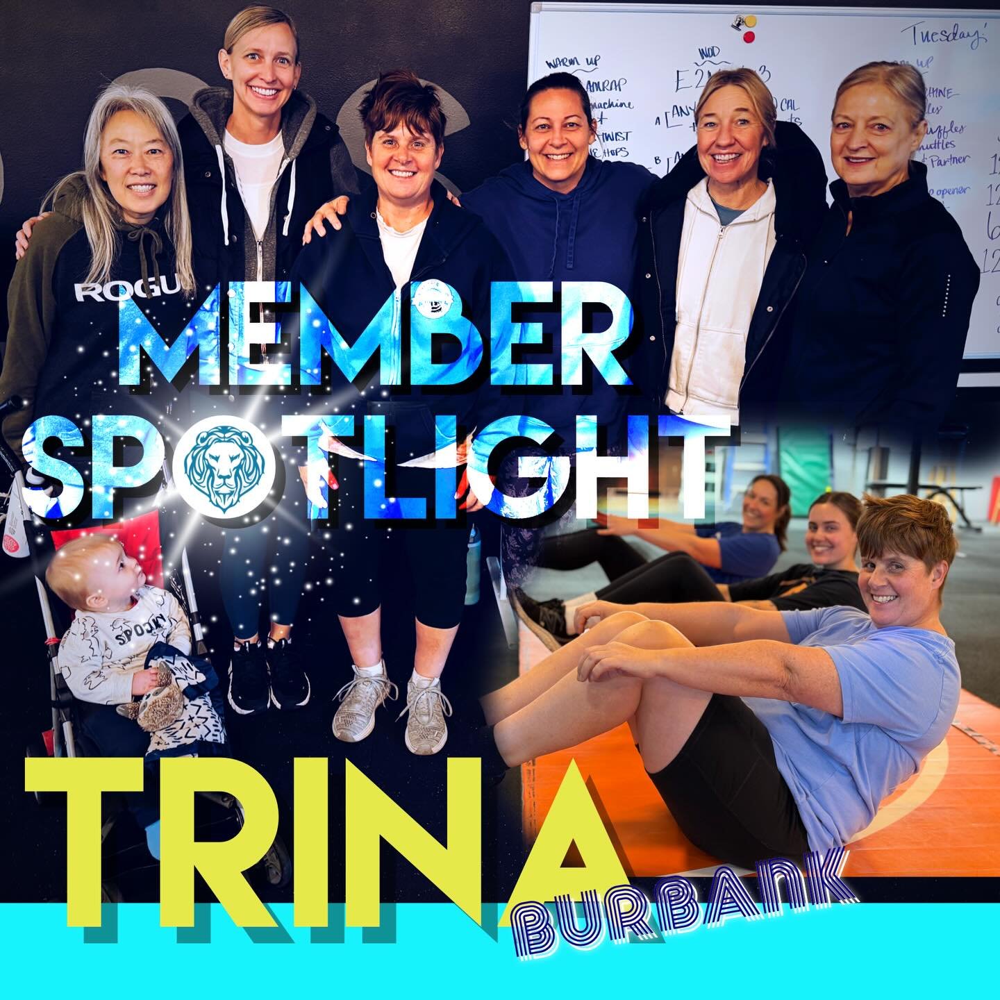 Congratulations to the December Committed Club! Check in at least 16 times in January to be in the Committed Club and be entered to win a prize!
Trina Burbank won the Committed Club drawing for December, so let me tell you a little bit about TRINA! 
