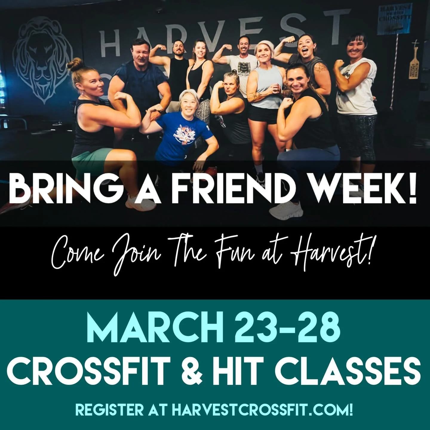 Do you know someone at Harvest?!
Ask if you can be their friend for BAFW!