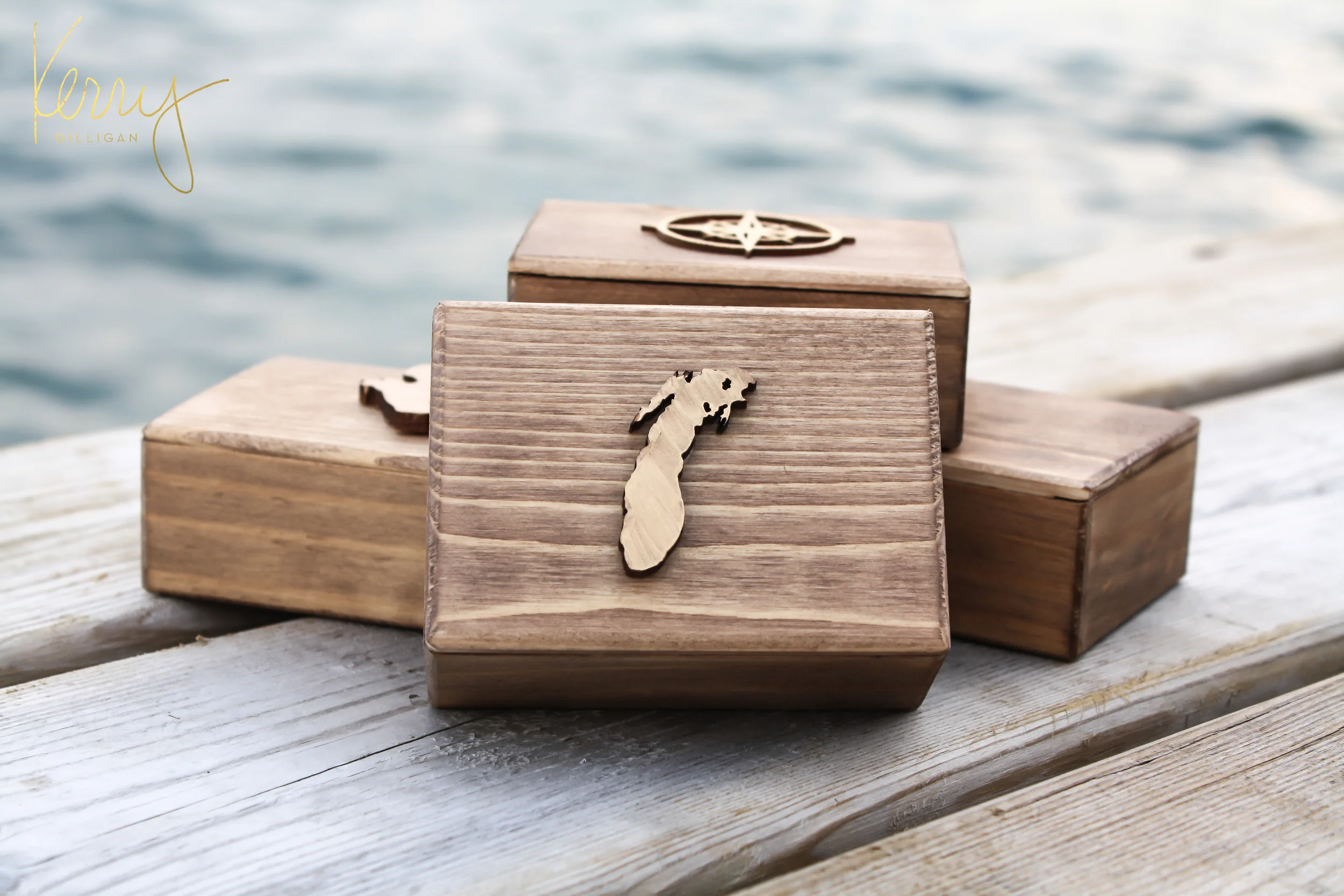 lake michigan necklace box