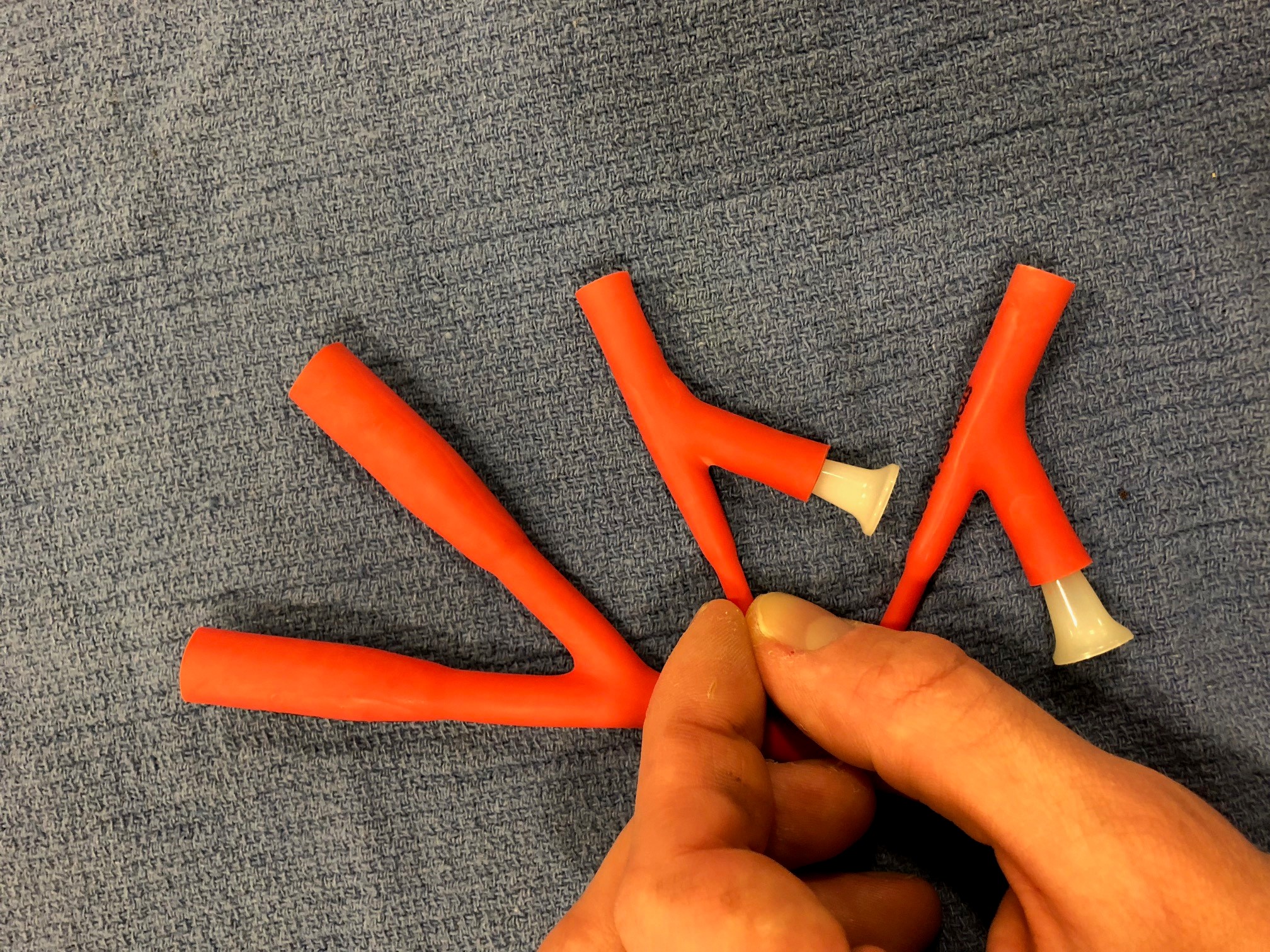 Picture 2: Minnesota tube with inflation adaptors preassembled