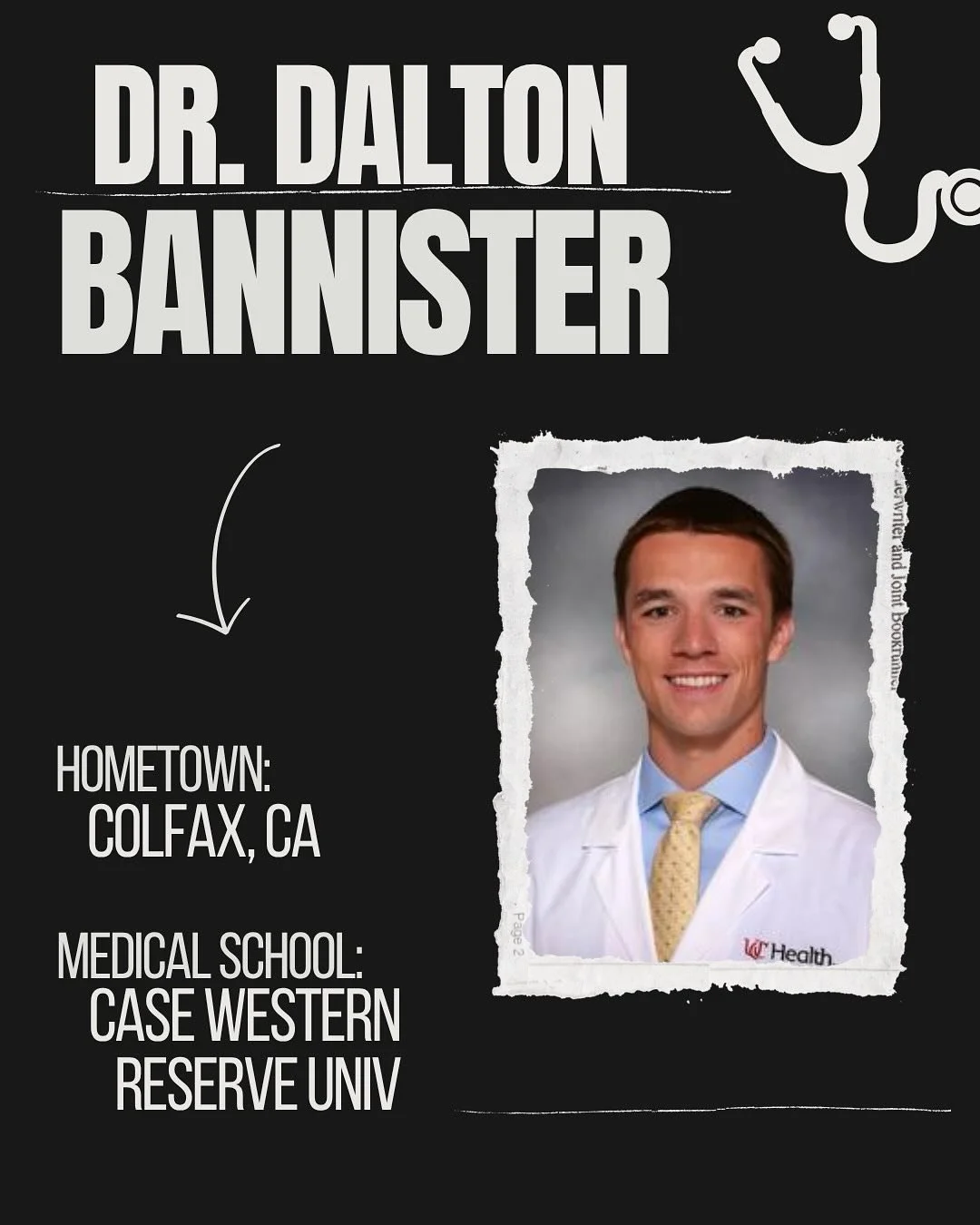🌟Intern Spotlight: Meet Dalton!🌟

▪️Interests in EM: EMS, wilderness medicine 🌲, and critical care 💉
▪️Fun fact: He&rsquo;s recently been dabbling in clothing embroidery 🧵🪡 
▪️Fav hobbies: Snowboarding 🏂, running, fishing 🎣, Italian wine 🍷 

