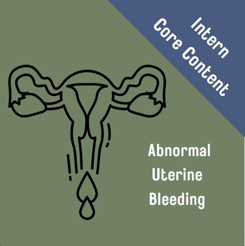 abnormal uterine bleeding in the non-pregnant individual draft