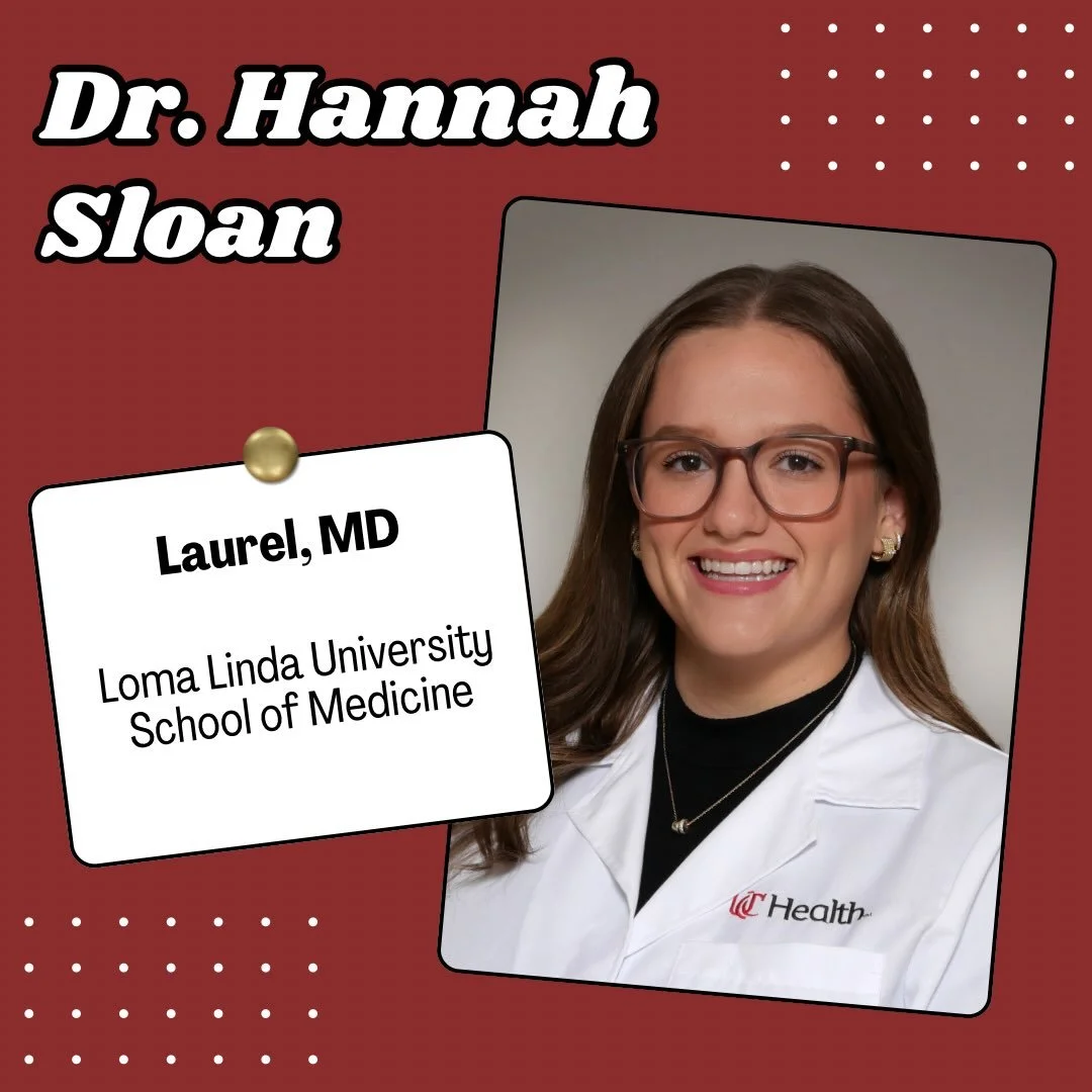 ✨Intern Spotlight: Meet Hannah!✨

Dr. Sloan joins us from Laurel, MD. When she is not cheering on the San Diego Wave ⚽️, you can find her exploring local cafes ☕️, traveling, and going to concerts 🎤. She is looking forward to exploring Cincinnati, a