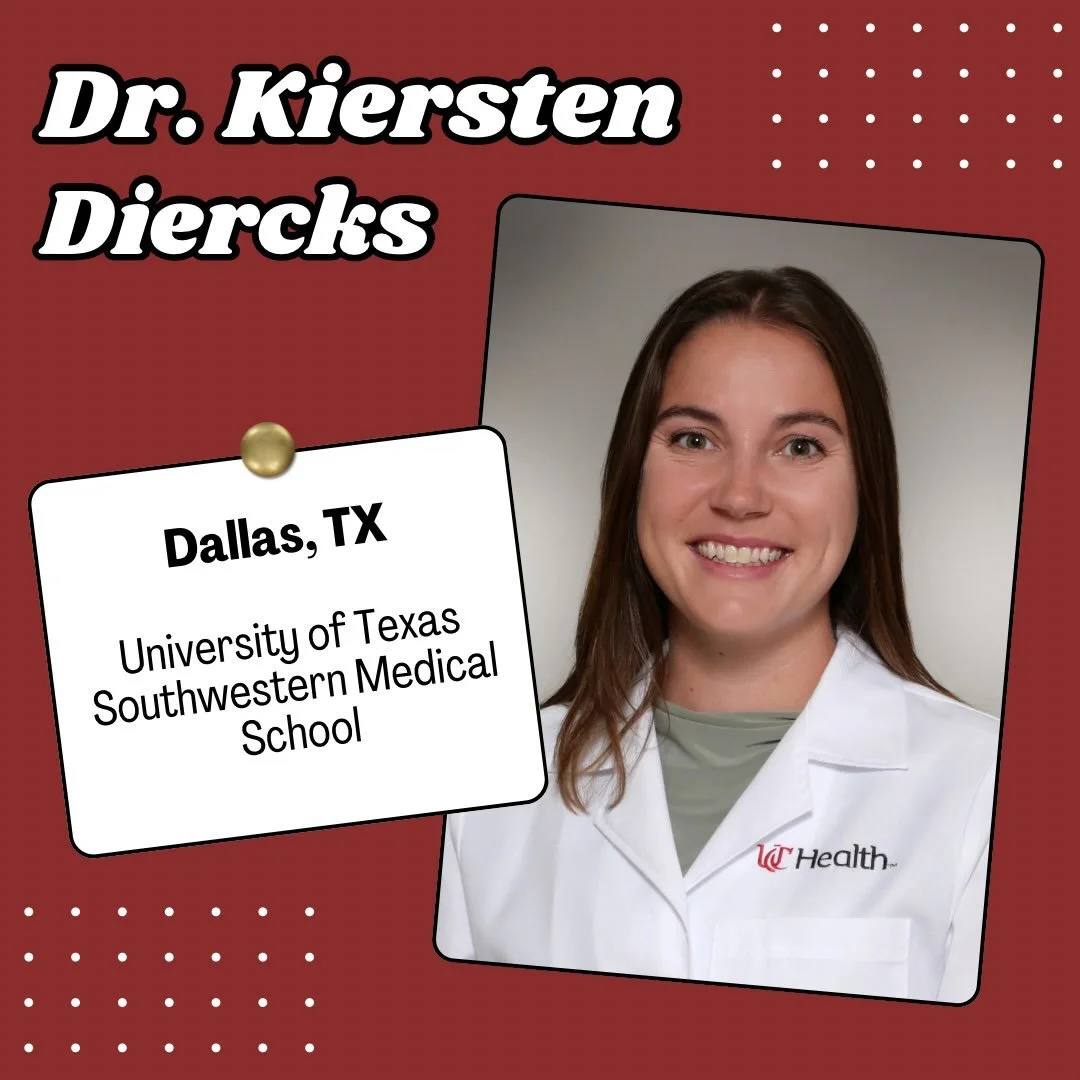 ✨Intern Spotlight: Meet Kiersten!✨

Dr. Diercks joins us from Dallas, TX. She&rsquo;s excited to explore the city and take in all of the fun murals 🫟 and good restaurants 🌯🥘🍜 here - including all of the fun happy hour spots! 🥂