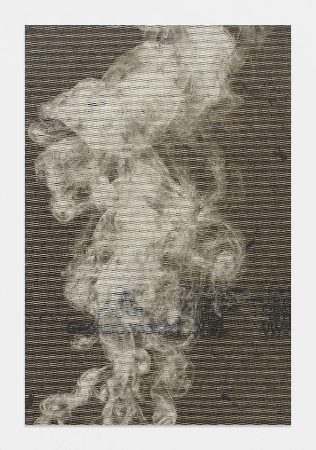 4’ x 6’ 2015 OSB, Inkjet on Perforated Vinyl, Matte Medium
