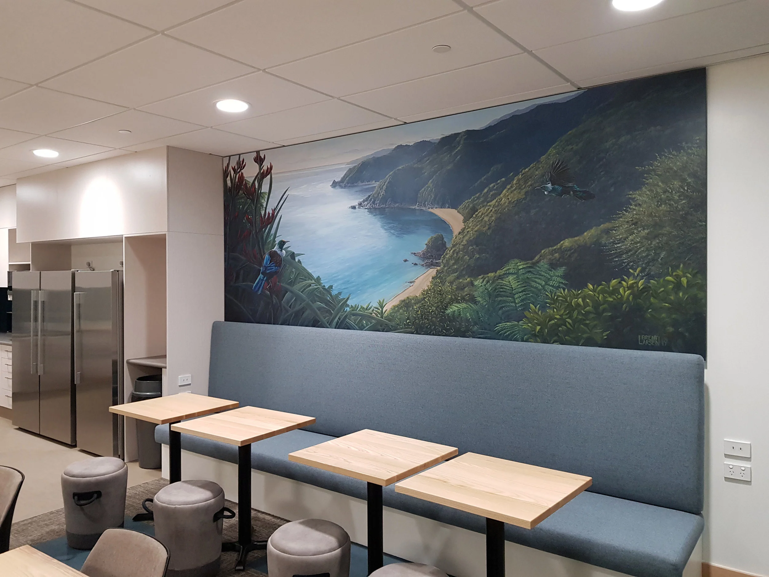 Large painting for Braemar Hospital
