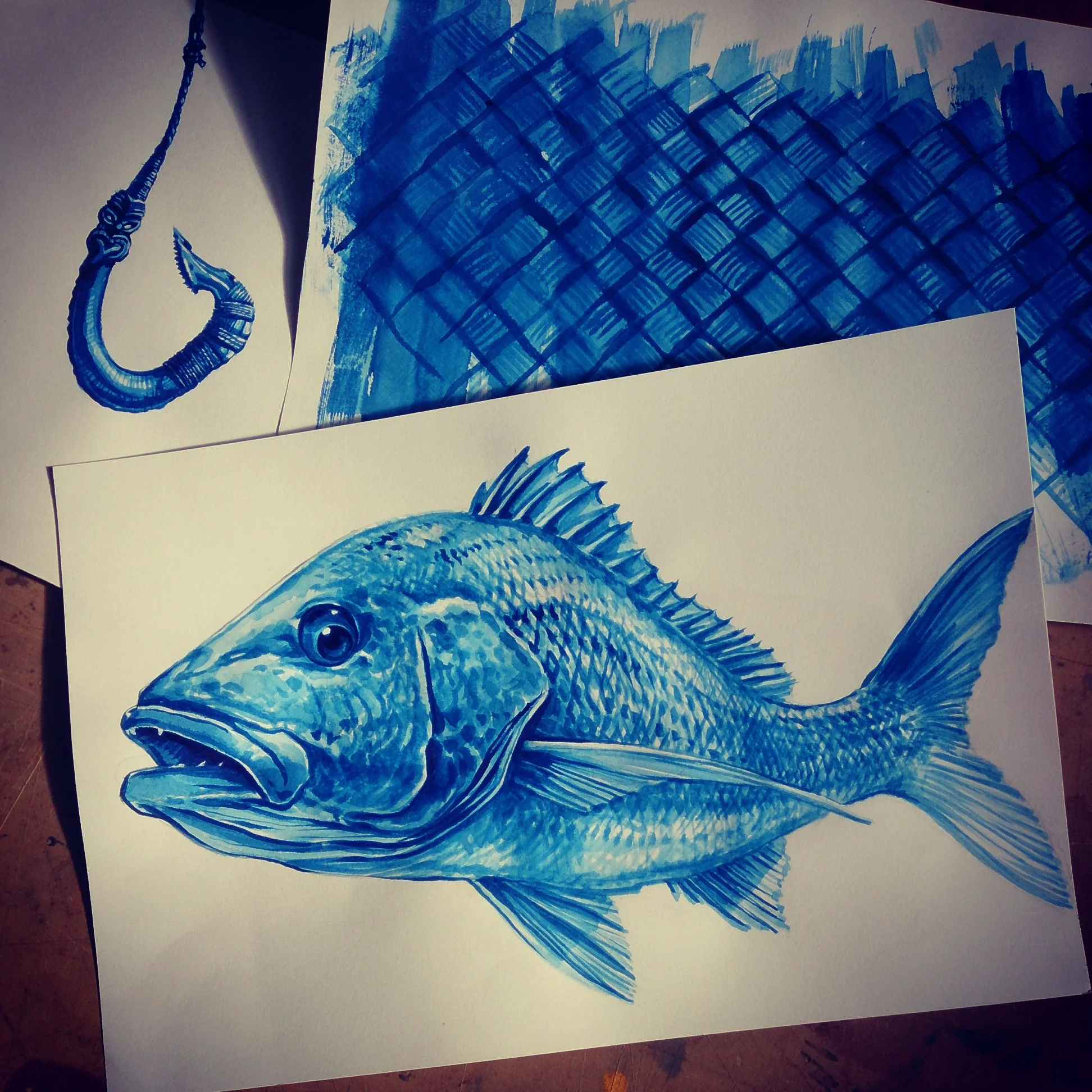 Artwork for boat wrap