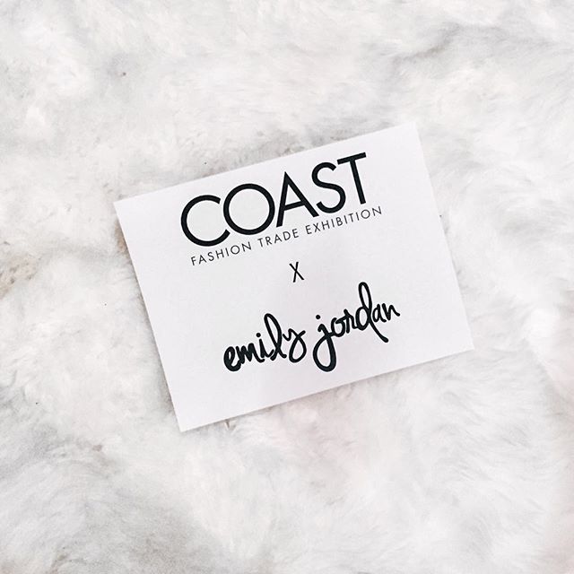 It's Official ✨ Come say hey to us at COAST MIAMI October 27+28!! Email info@shopemilyjordan.com to book an appointment if you'll be at the show // can't wait to share what spring/summer 2017 looks like!