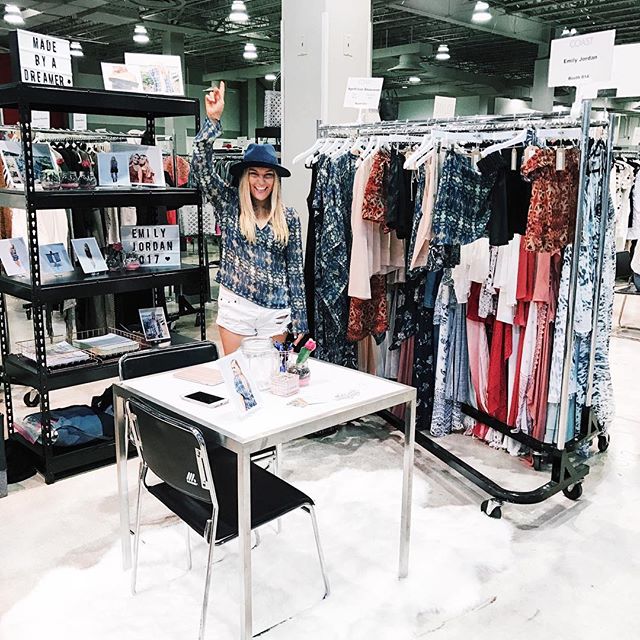 HELLO COAST MIAMI 🌴 come hang out @ booth #814 &amp; see my spring/summer 2017 collection! #EmilyJordan2017