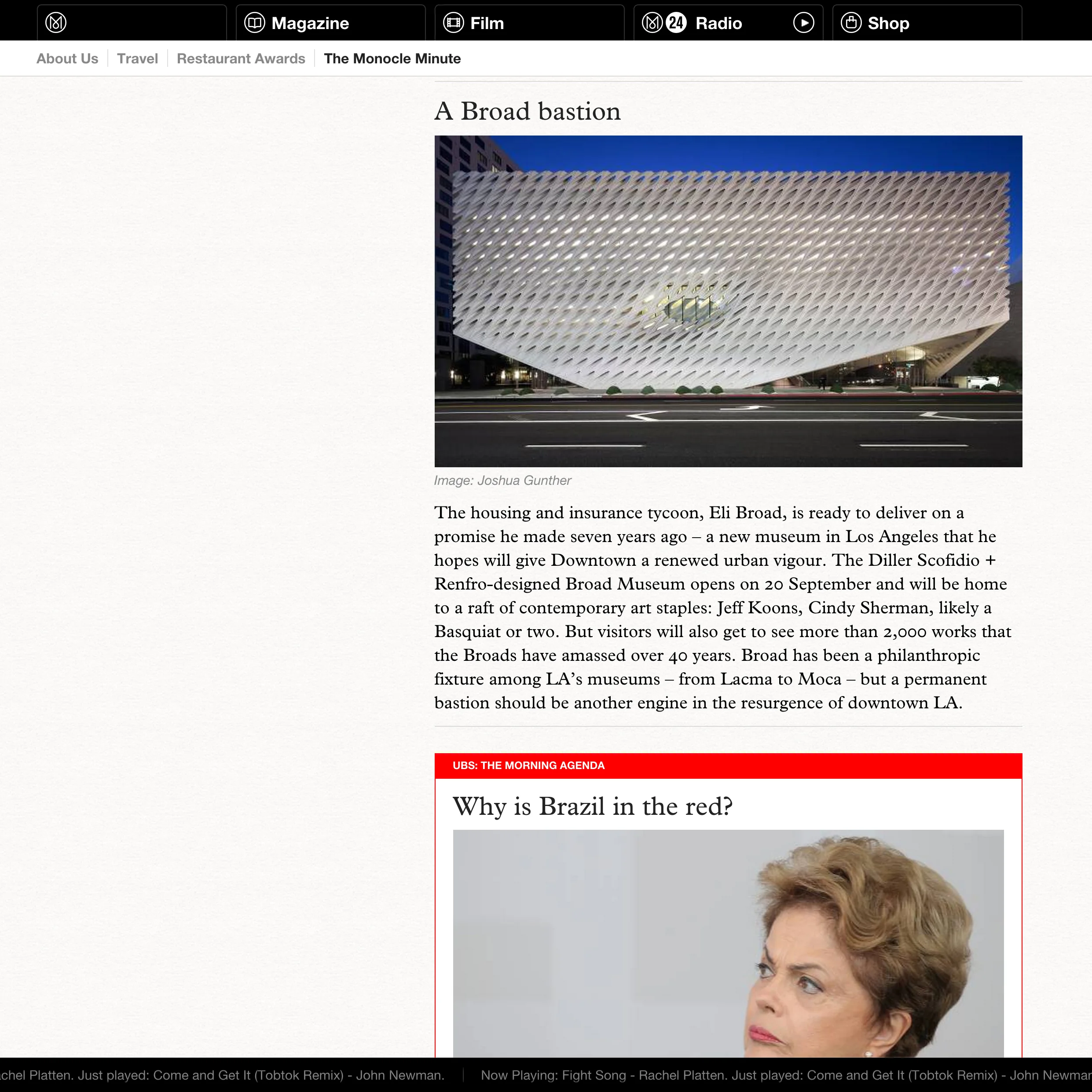 Published on Monocle.com