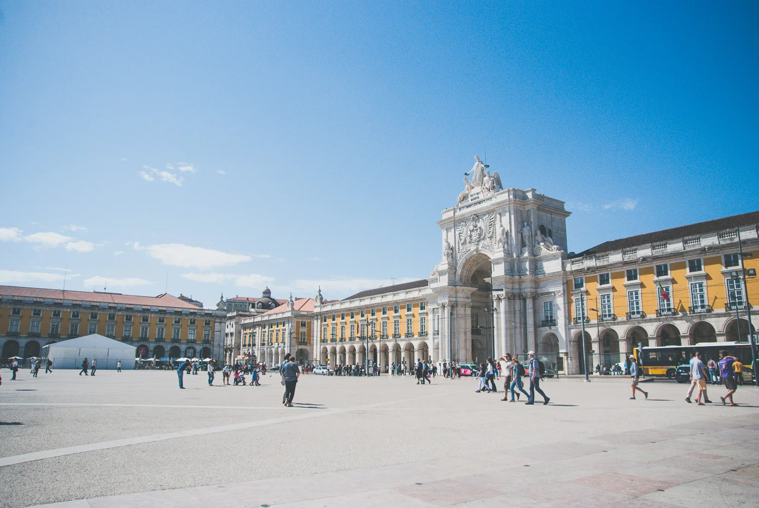  Rua Augusta Arch in Commerce Square / also referred as Palace Square (Terreiro de Paço)