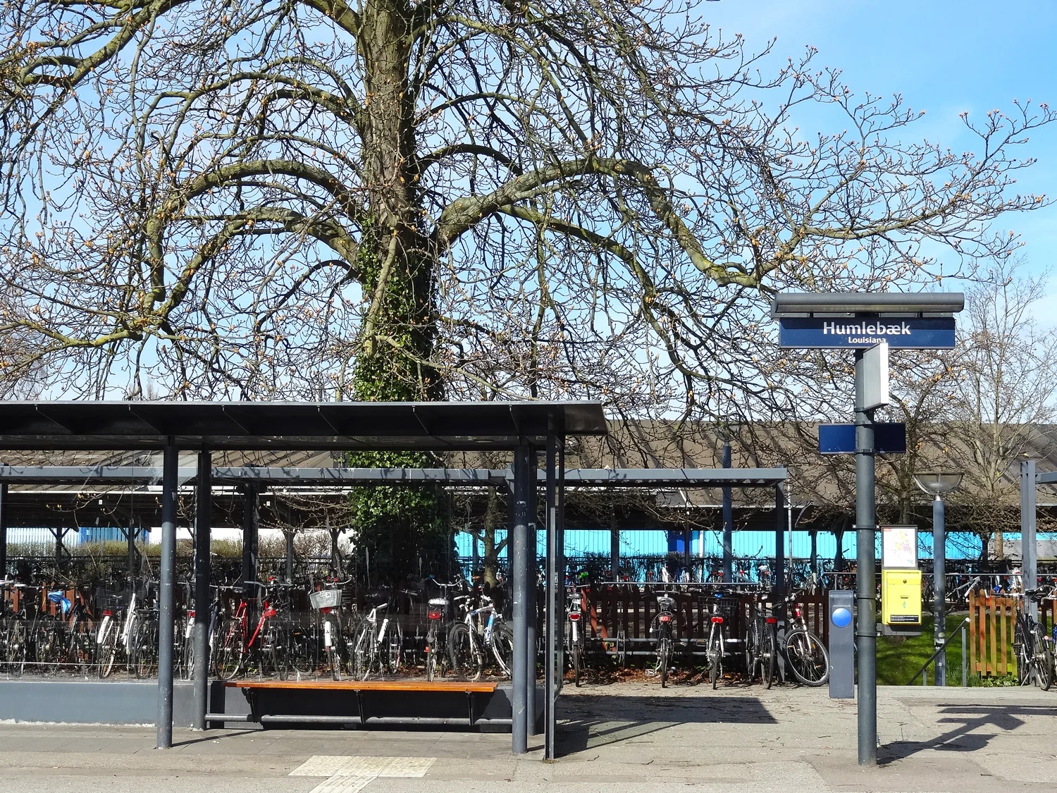  humlebaek, denmark  2015  train station   