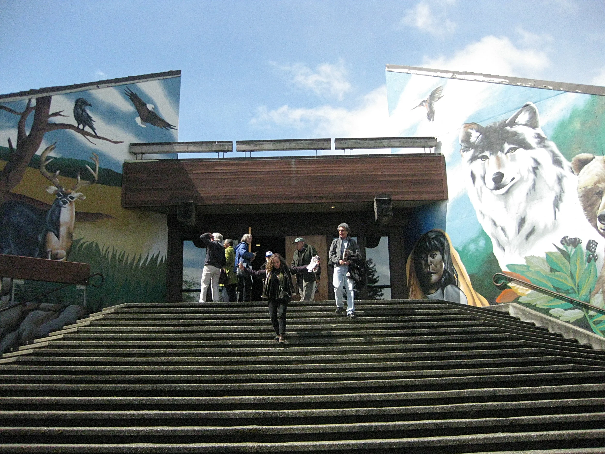  daybreak star cultural center  discovery park, seattle  2011    The center developed from activism by Bernie Whitebear, and other community organizers, who staged an occupation of a former military base in 1970. The base had been declared surplus by