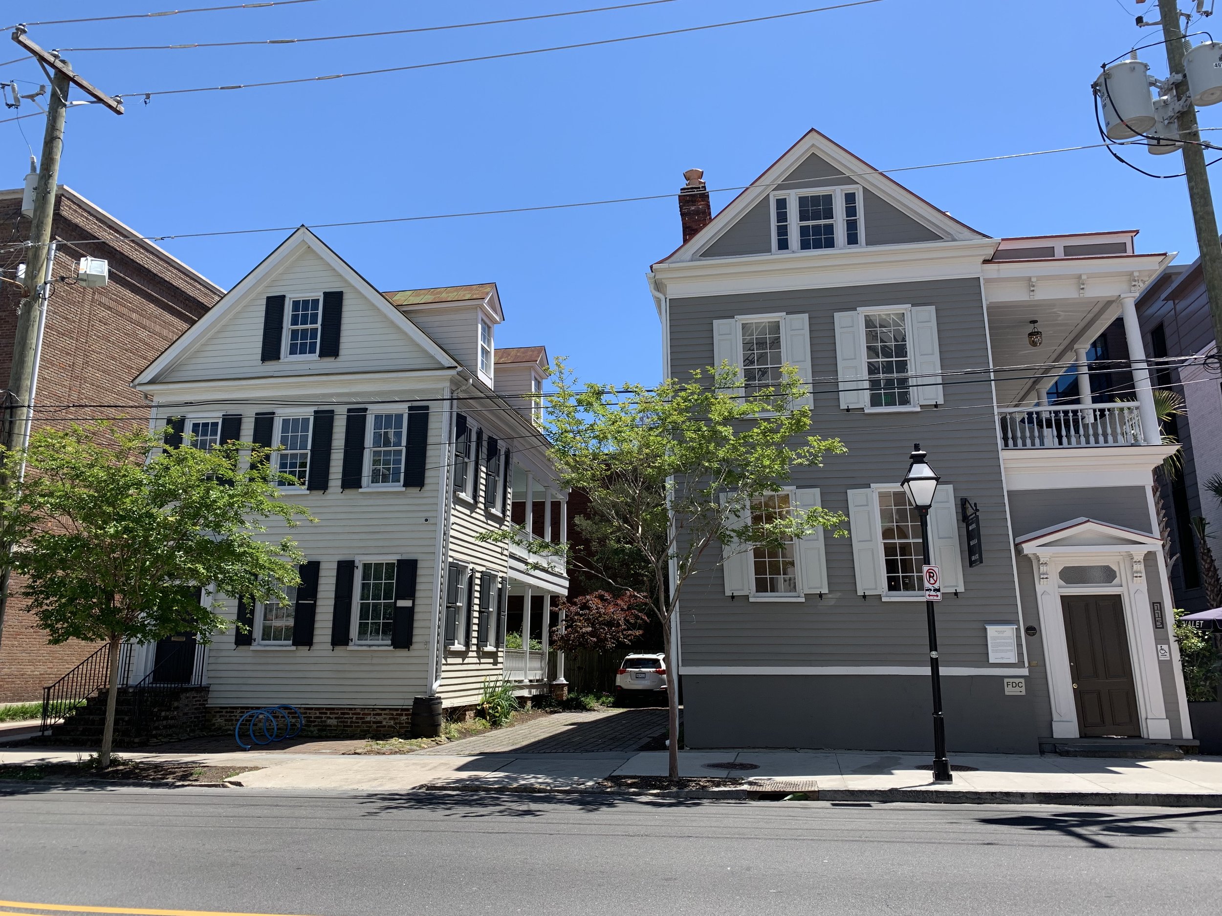  charleston, south carolina  2019  These side porches with front doors were a common architectural feature of houses throughout Charleston. 