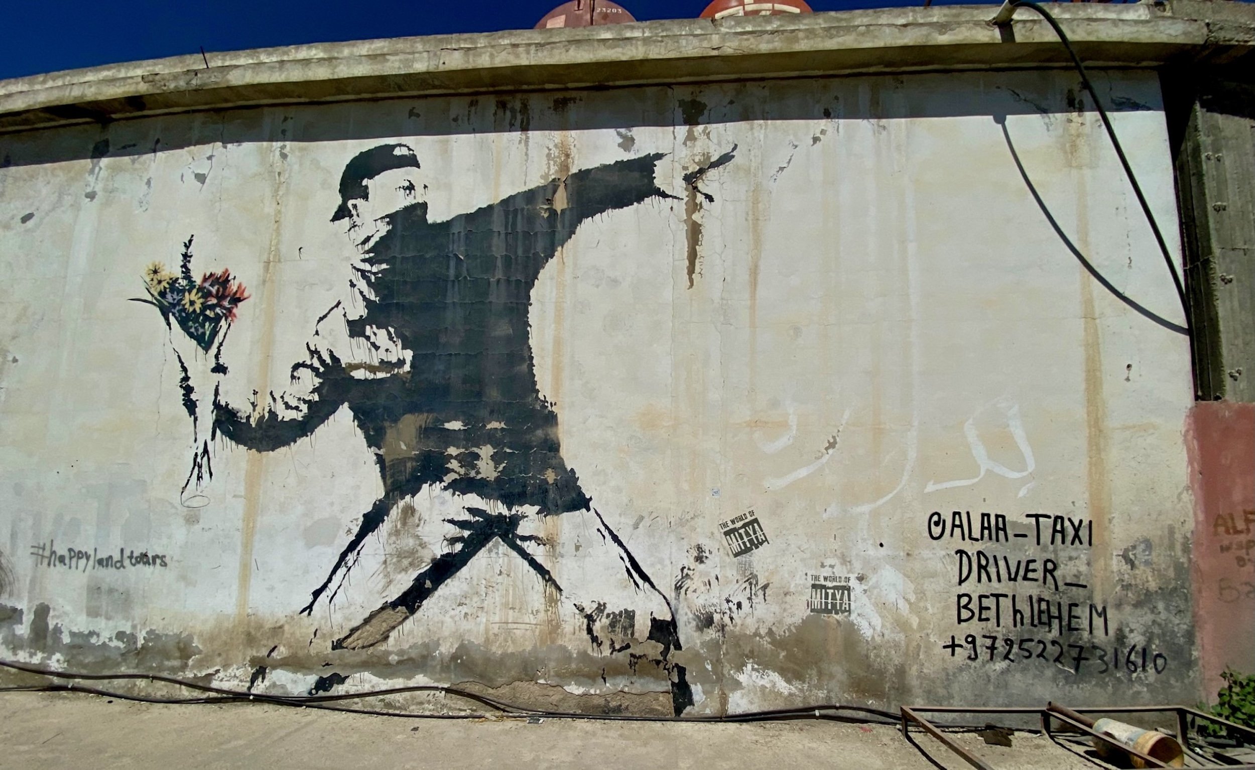 Flower Thrower by Banksy