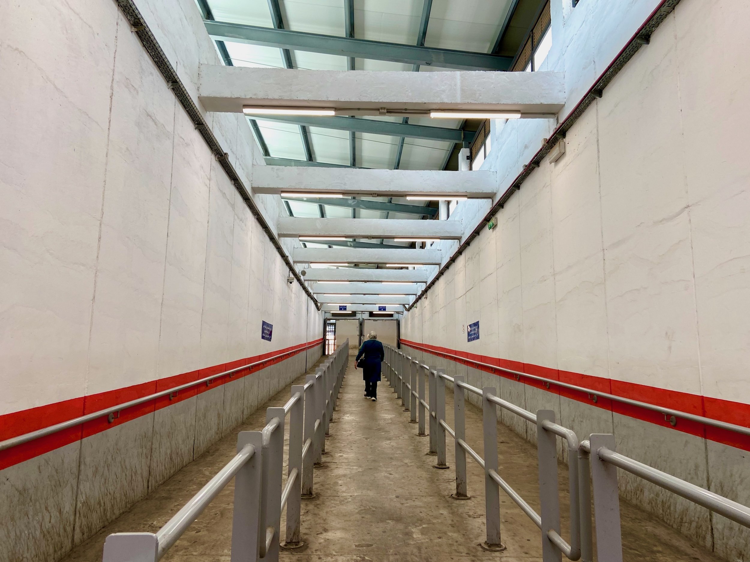 Re-entering Israel through Checkpoint 300