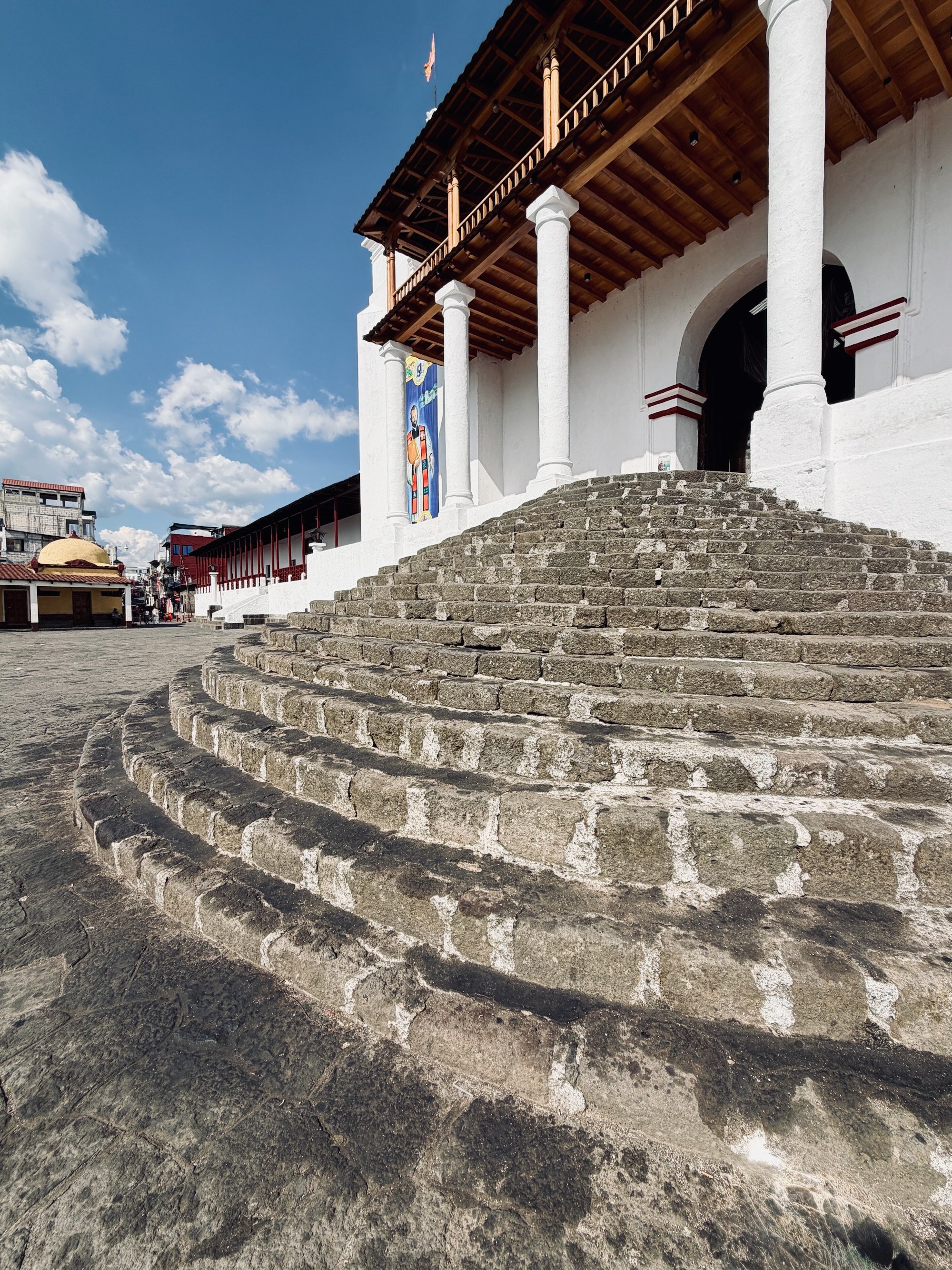  church of santiago apóstol | parroquia de santiago apóstol  santiago atitlán | guatemala  2026  The Church of Santiago Apóstol in Santiago Atitlán, Guatemala, was built by Franciscan friars around 1547 on a site believed to have held a Mayan temple.