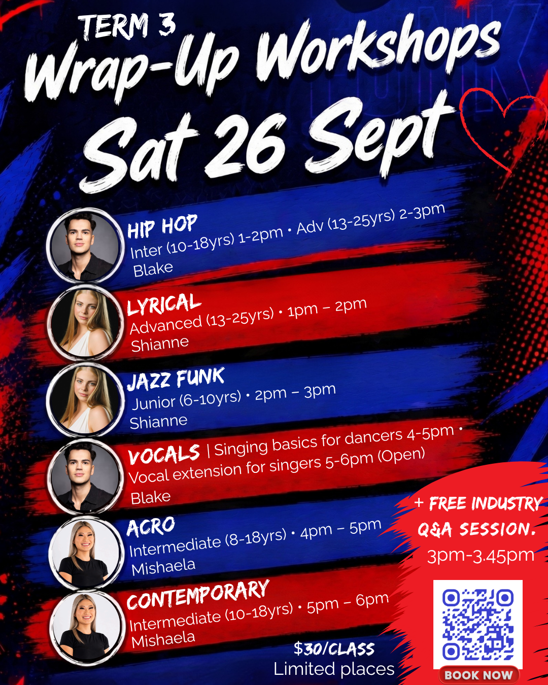 Term 3 Wrap-up Workshops!!