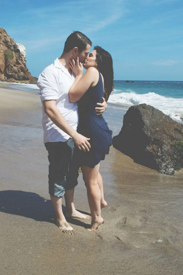 Point Dume Malibu Beach Engagement