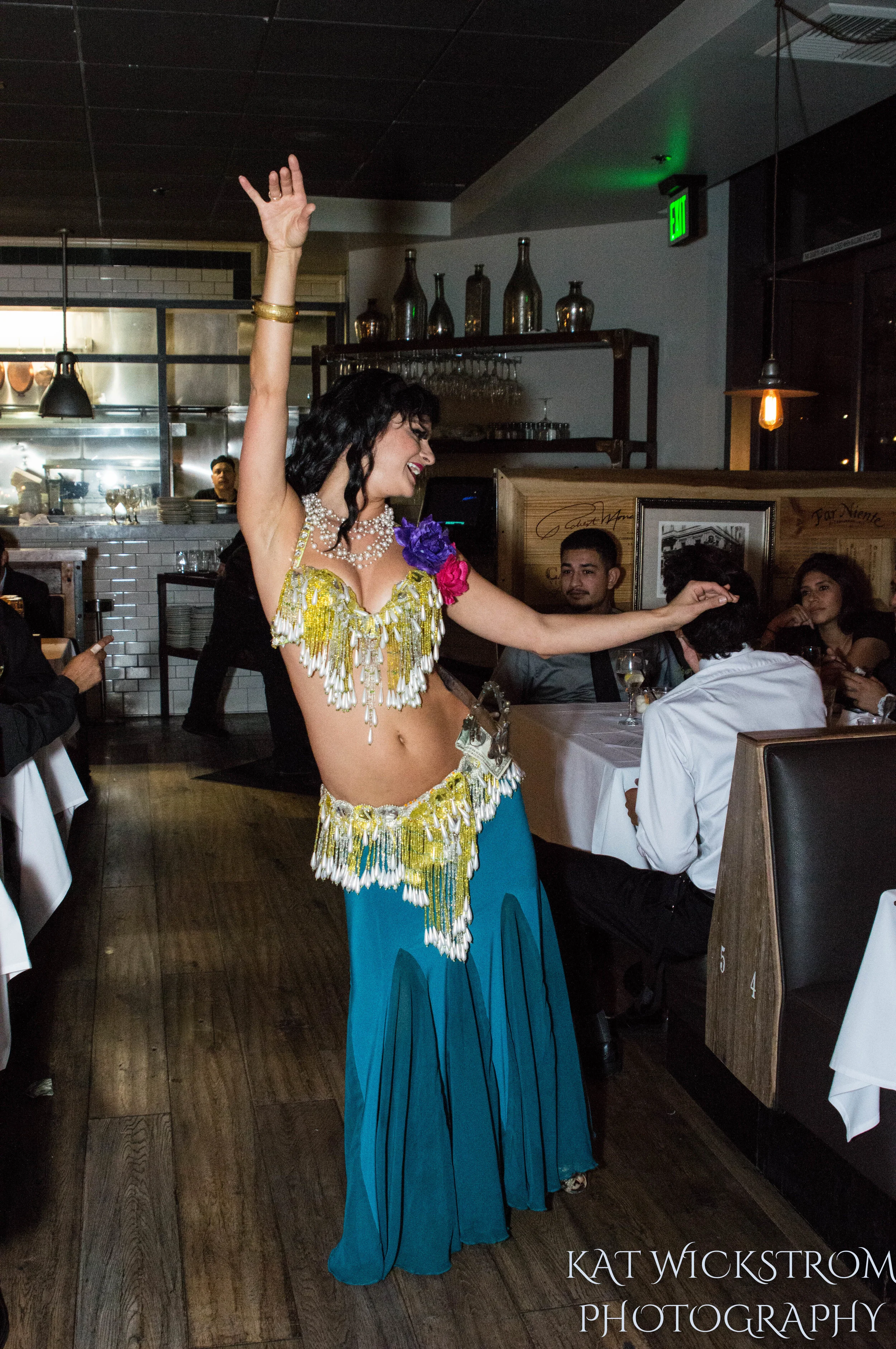 Woodland Hills Cafe Fiore Wedding Reception Belly Dancer