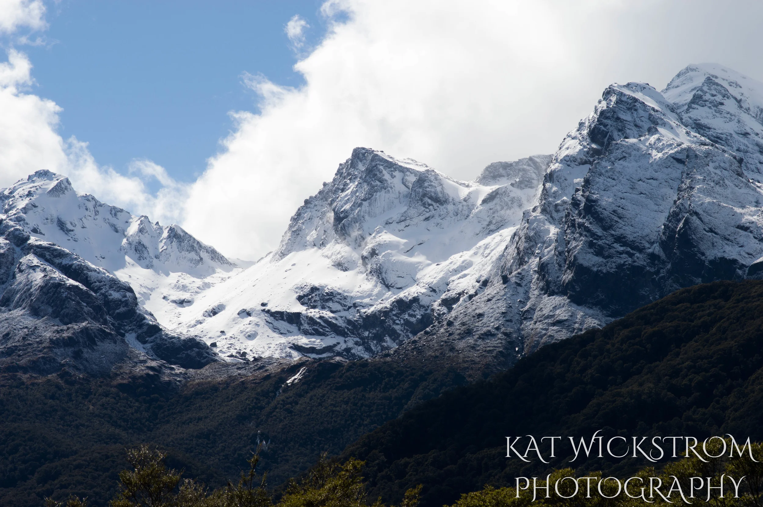 Mountains of New Zealand Travel Landscape Photo