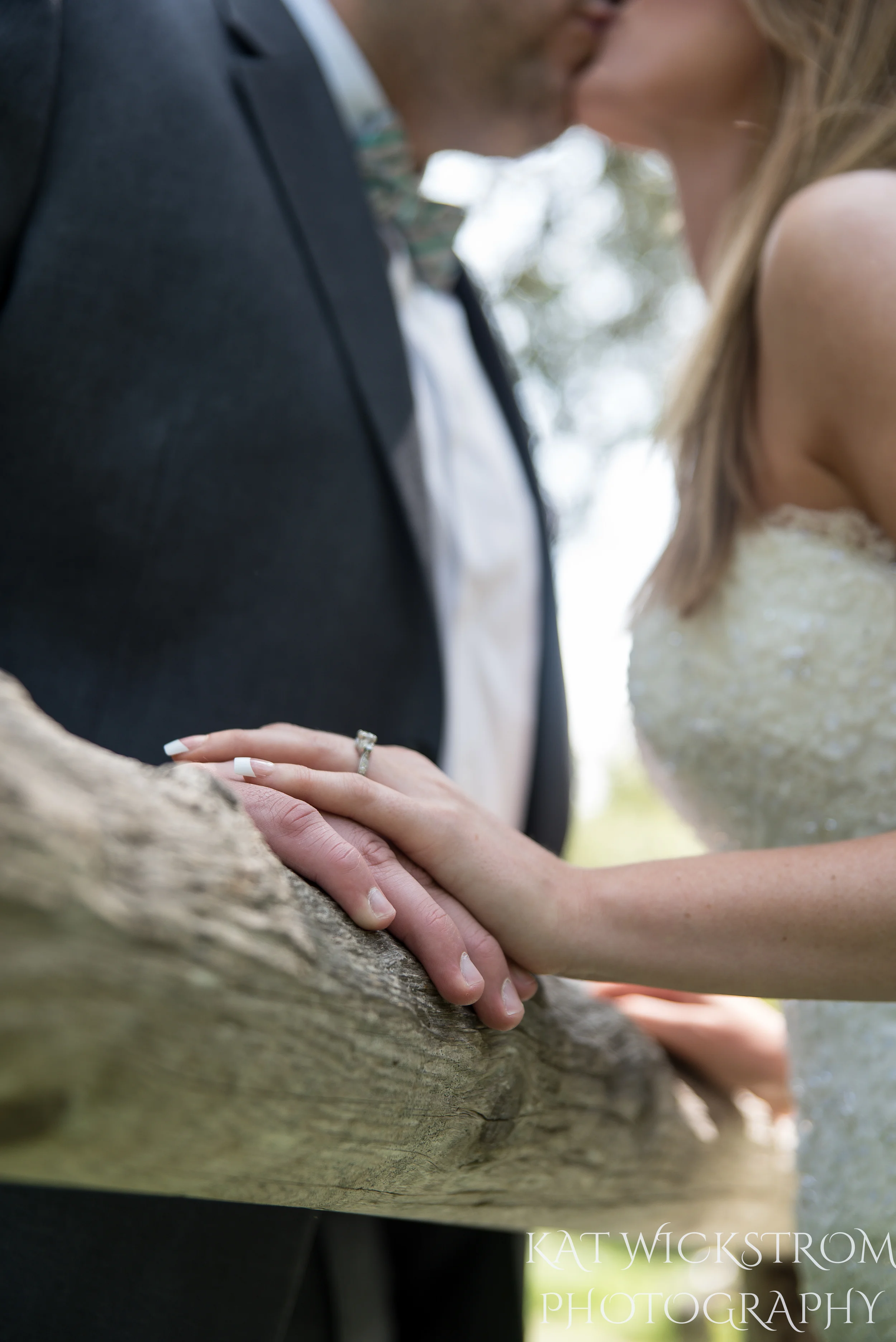 Rustic Solstice Canyon Malibu CA Wedding Ring Photo