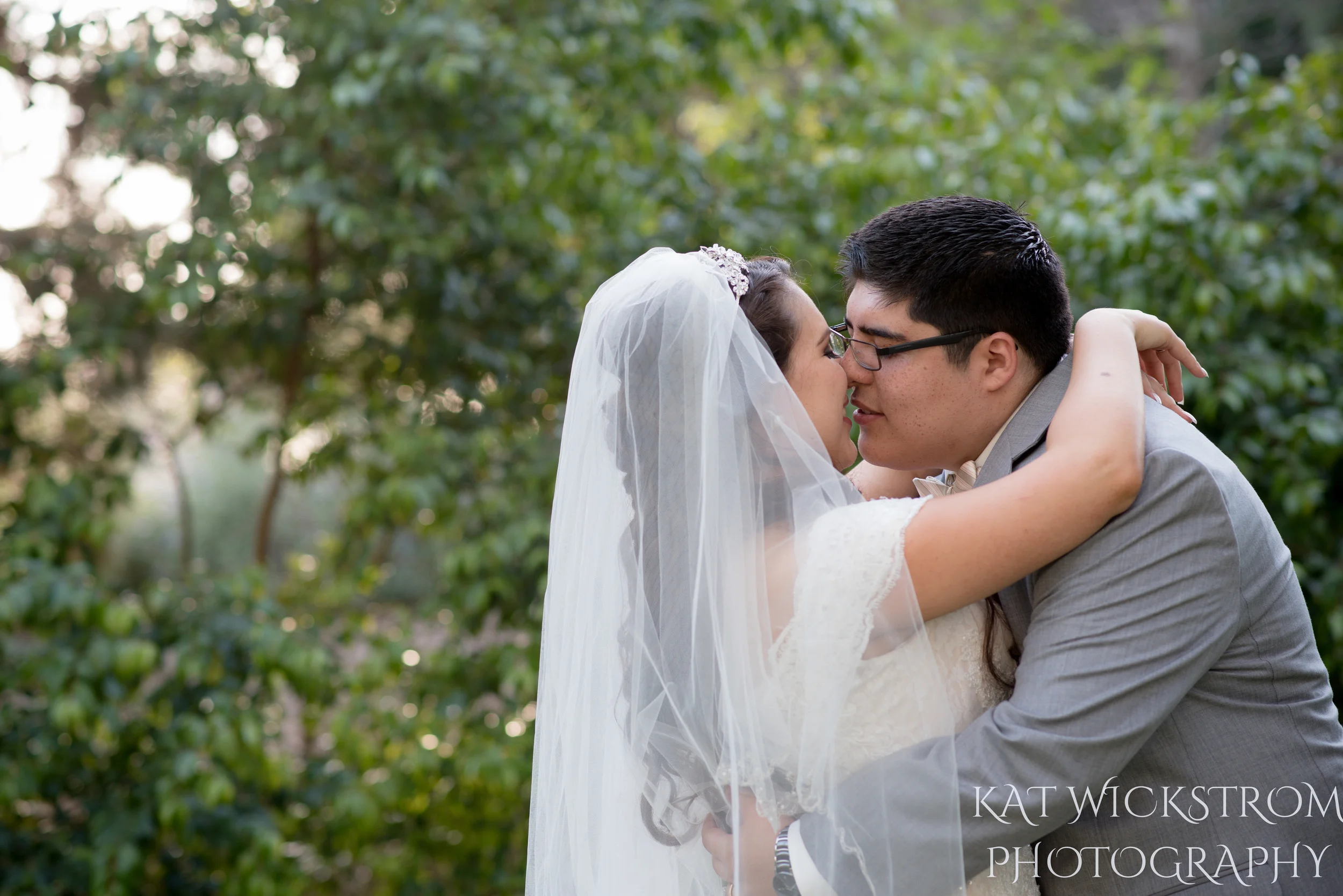 UCI Wedding Bride and Groom Portrait Photo