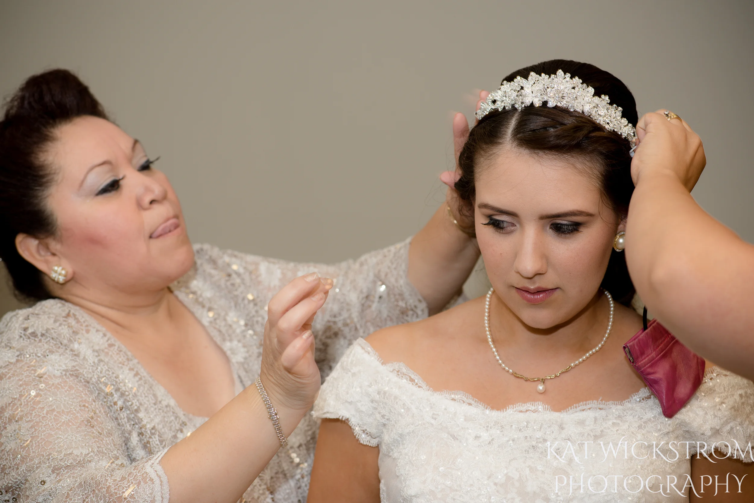 UCI Wedding Bride and Mom Getting Ready