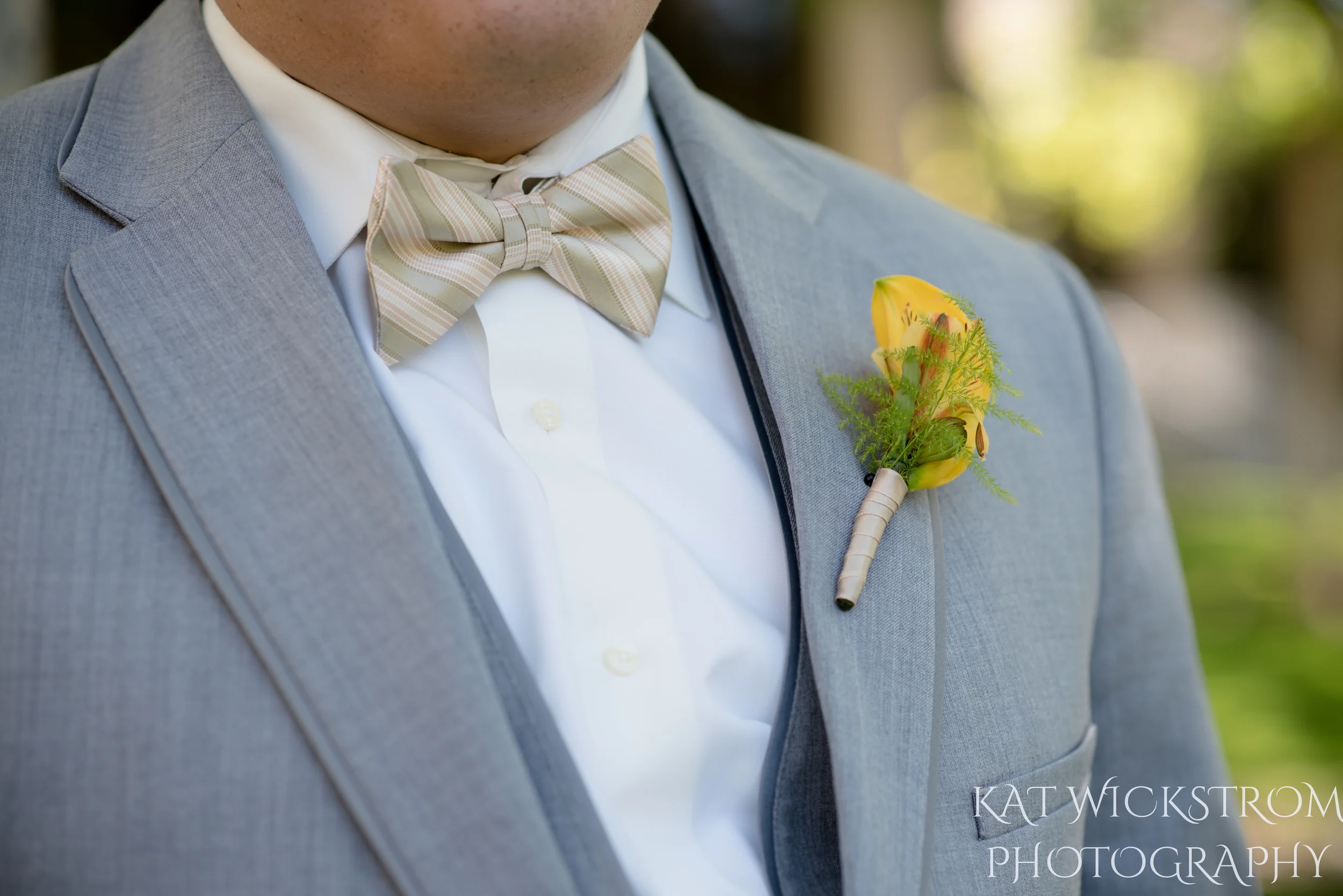 UCI Wedding Groom Flower