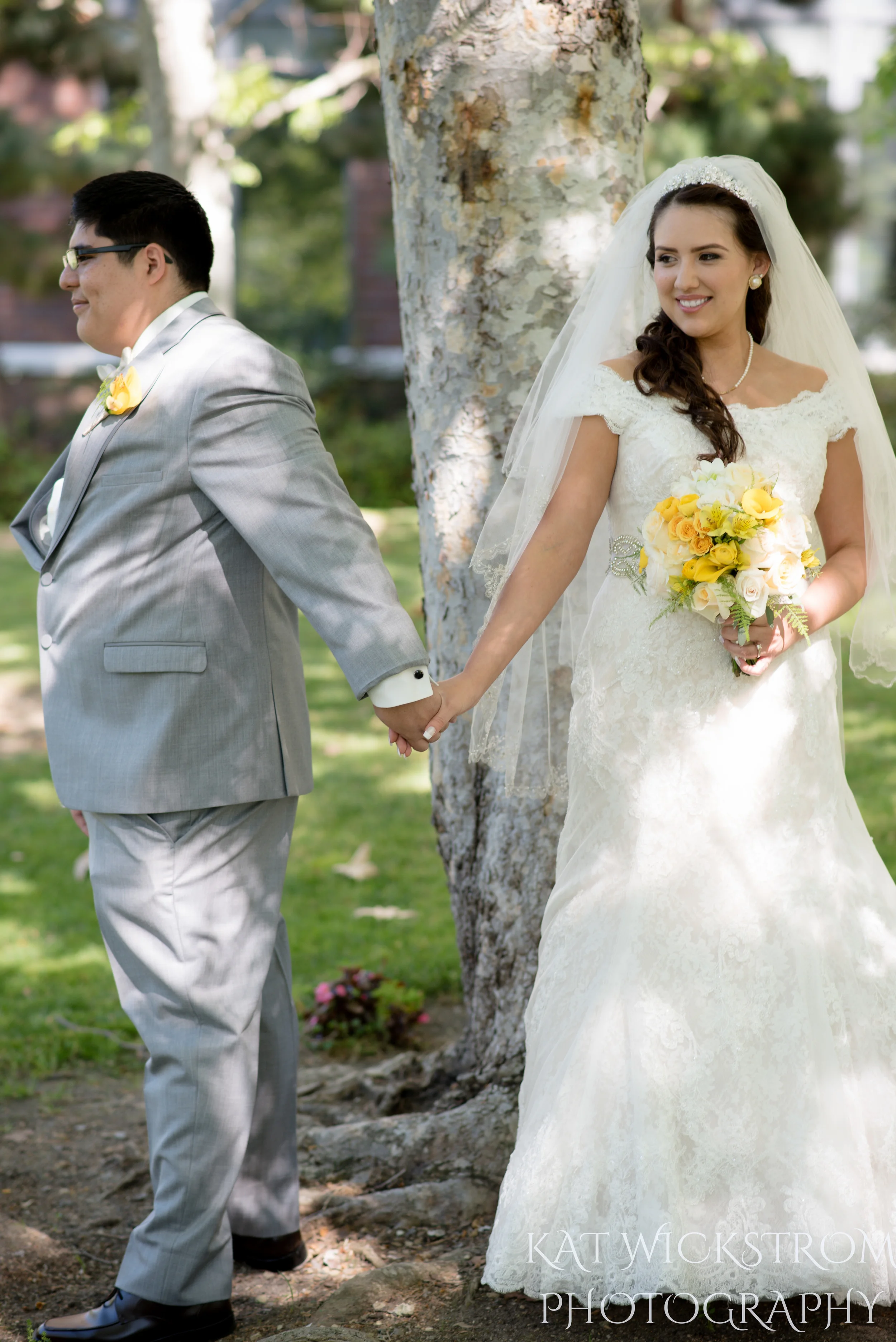 UCI Wedding Bride and Groom First Look