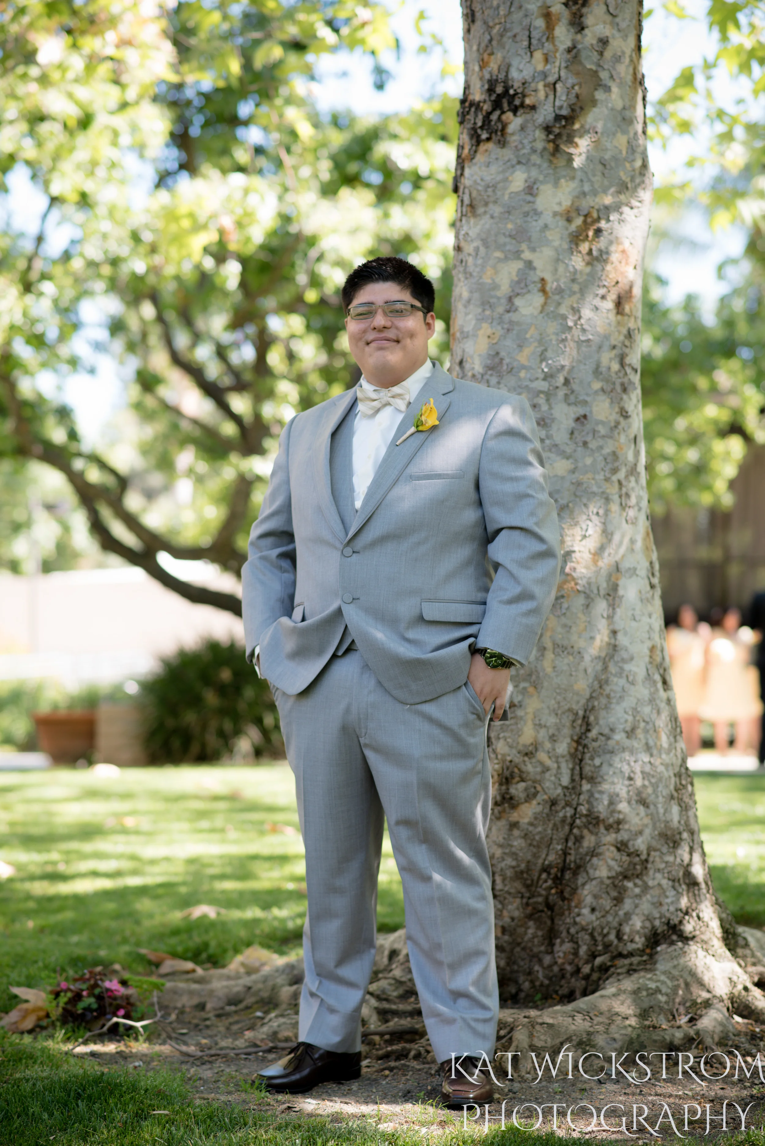 UCI Wedding Groom First Look