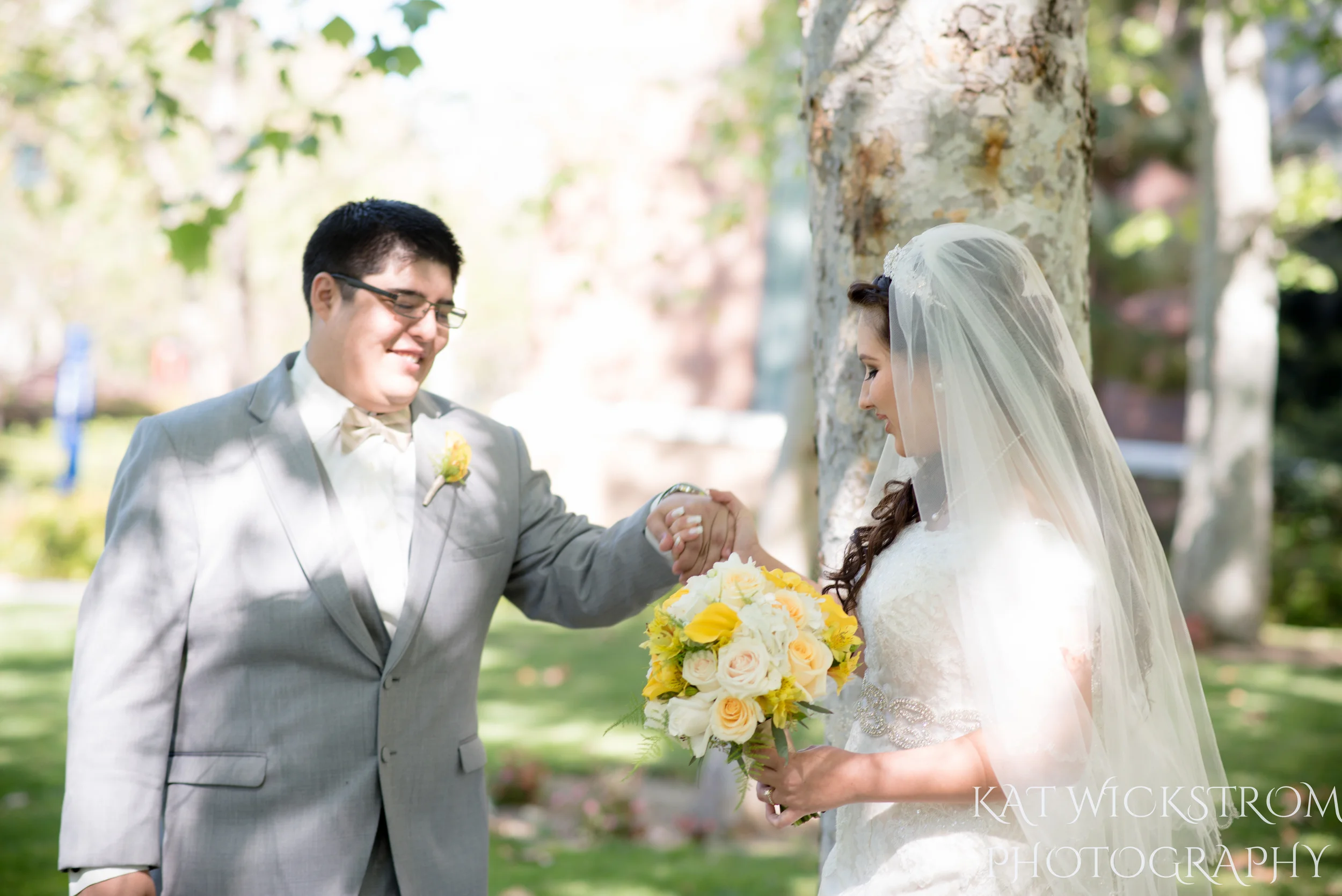UCI Wedding Bride and Groom First Look