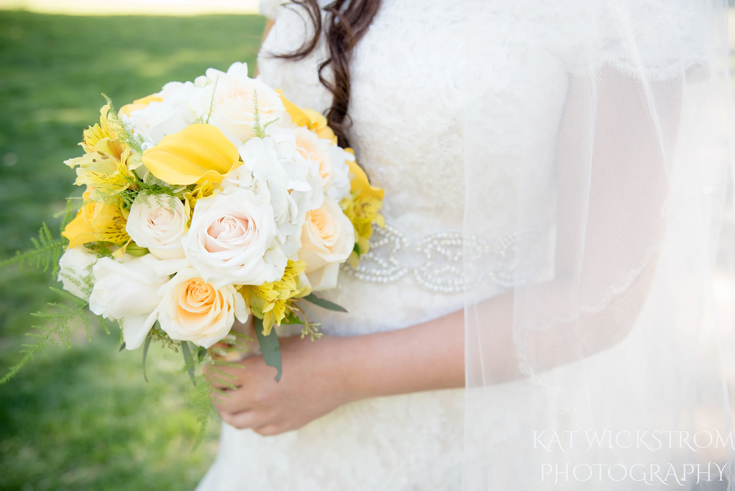 UCI Wedding Yellow Flower Bouquet