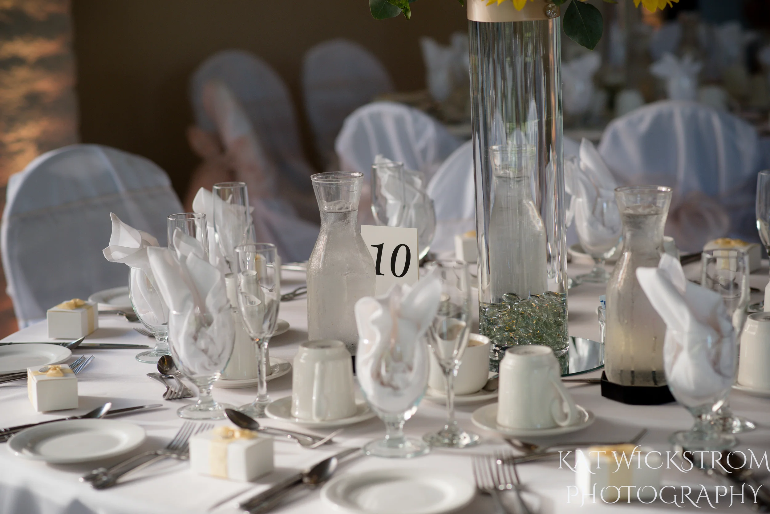 UCI Wedding Reception Venue Table Setting