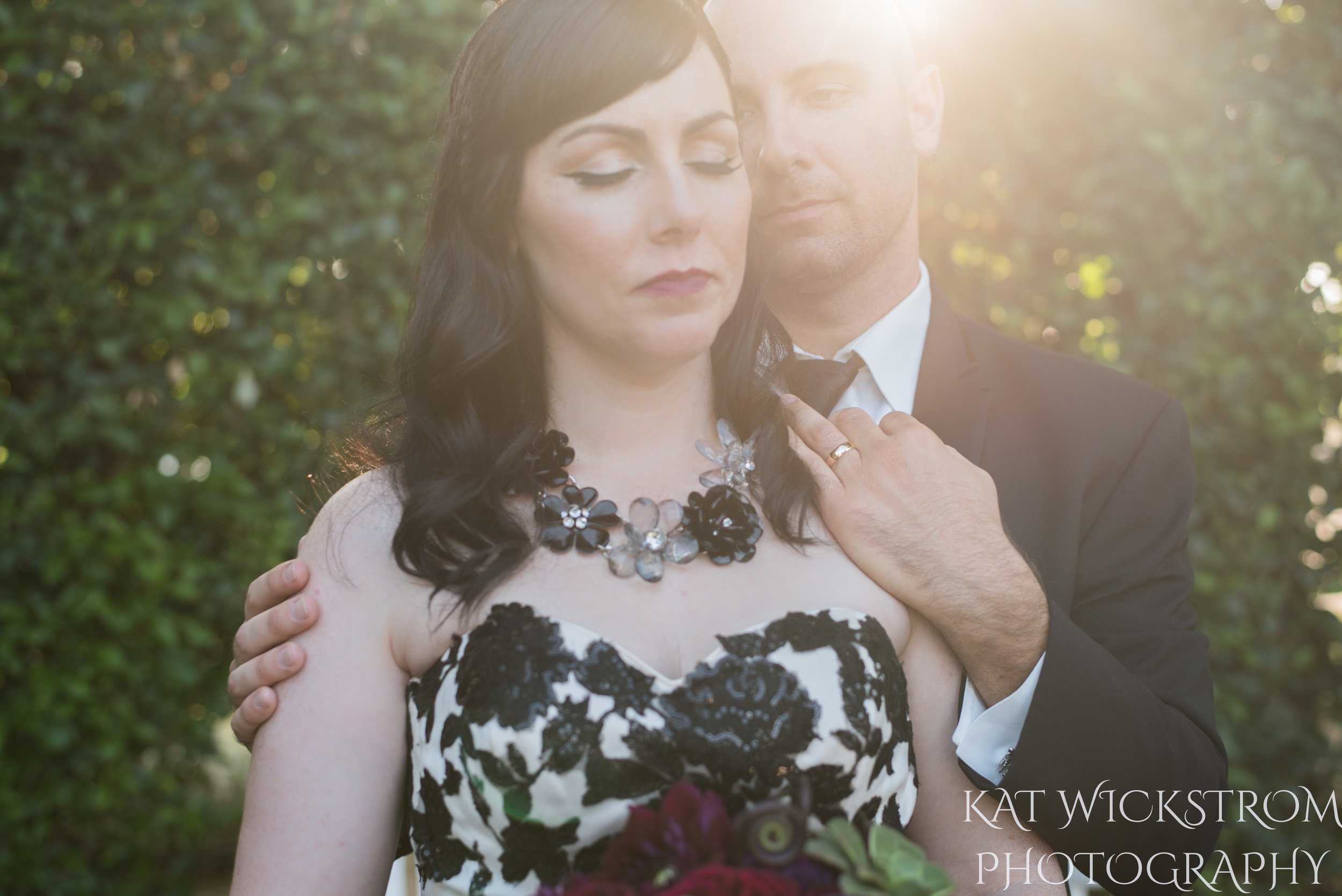 Garden Grove Emo Wedding | Mick + Heather