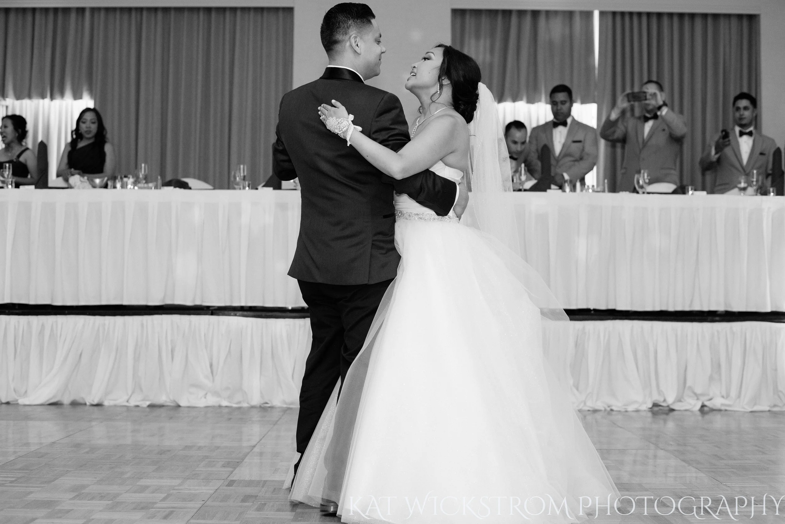 Time to dance the night away! Congrats Sandie and Mike!