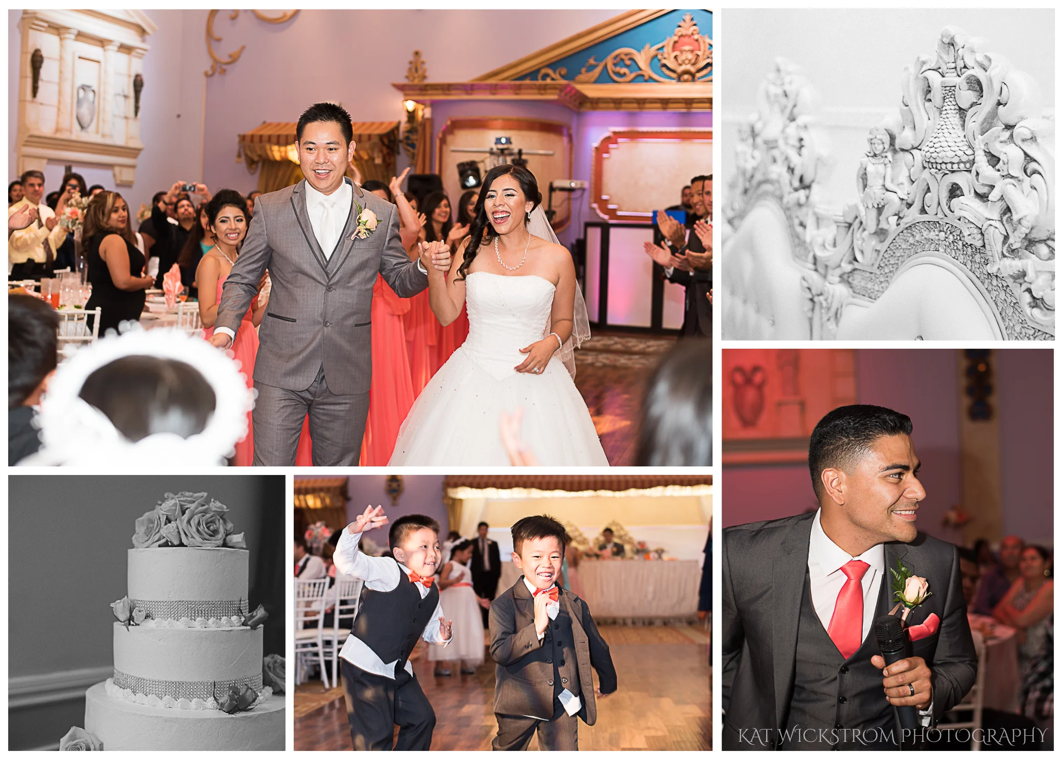 The couple were able to sit on these two thrones that looked so luxurious.&nbsp;