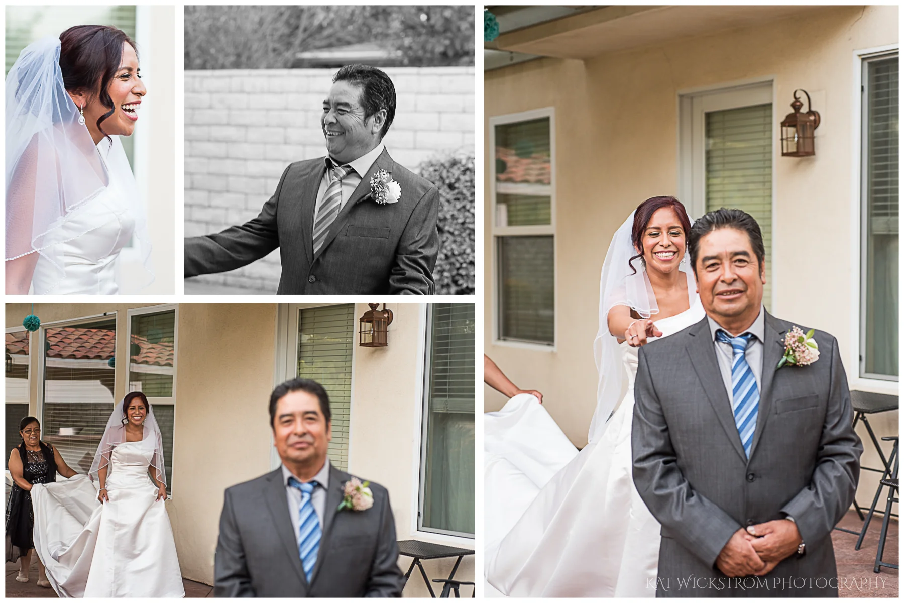 Cristal did a first look with her dad, and it was one of the most touching moments of the entire day.