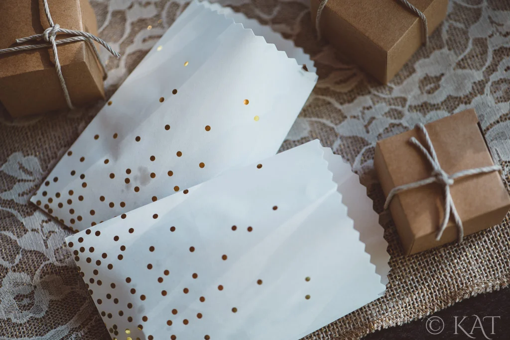 Love the gold polka-dots!