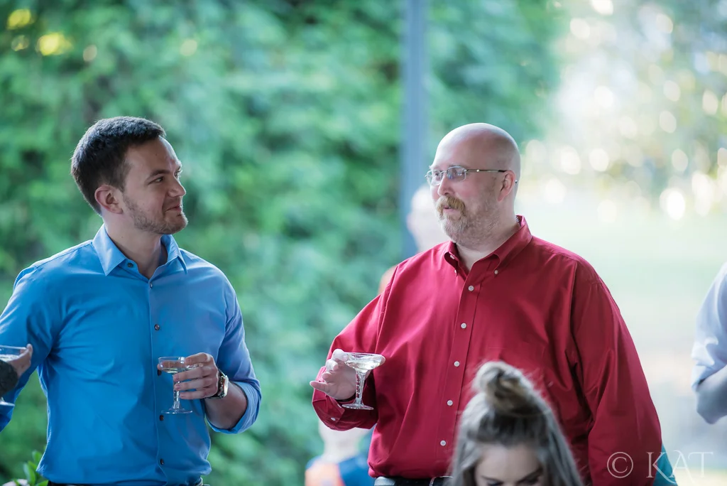 Adam's mates from law school followed.