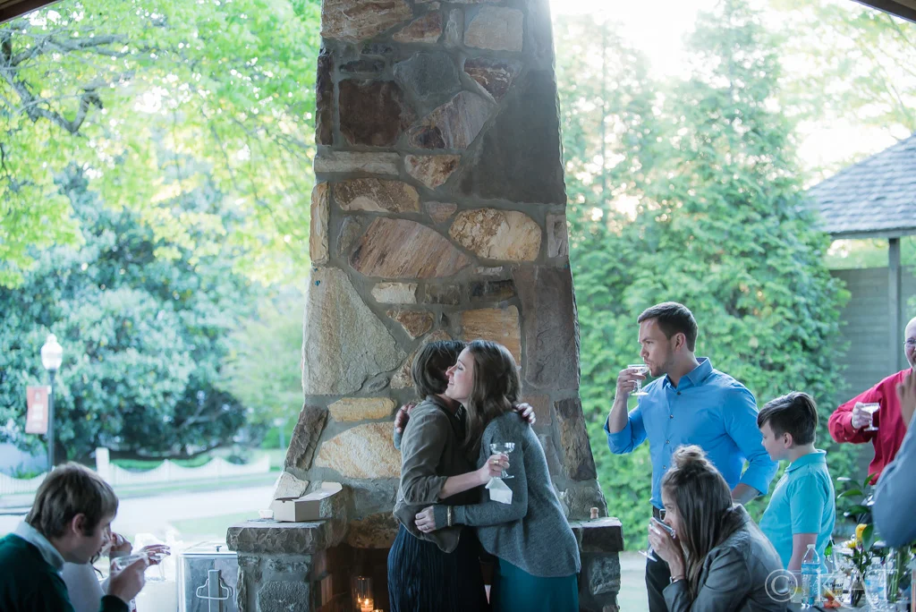 Hugs were shared with everyone.