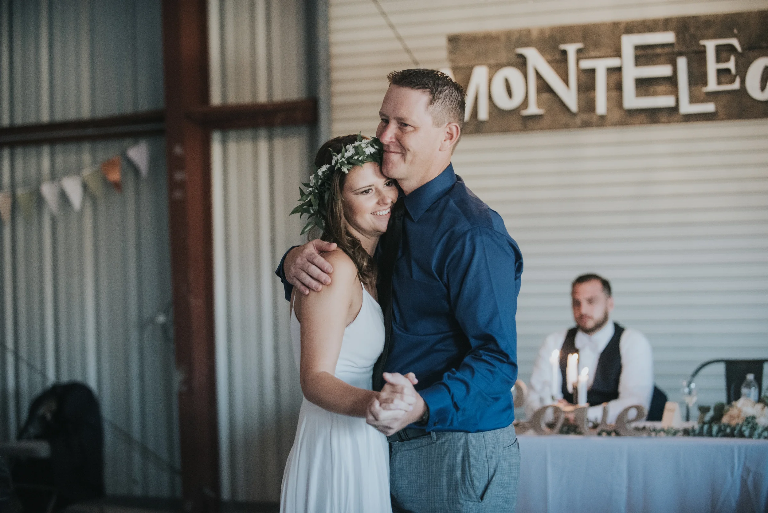 And the father daughter dance became emotional.
