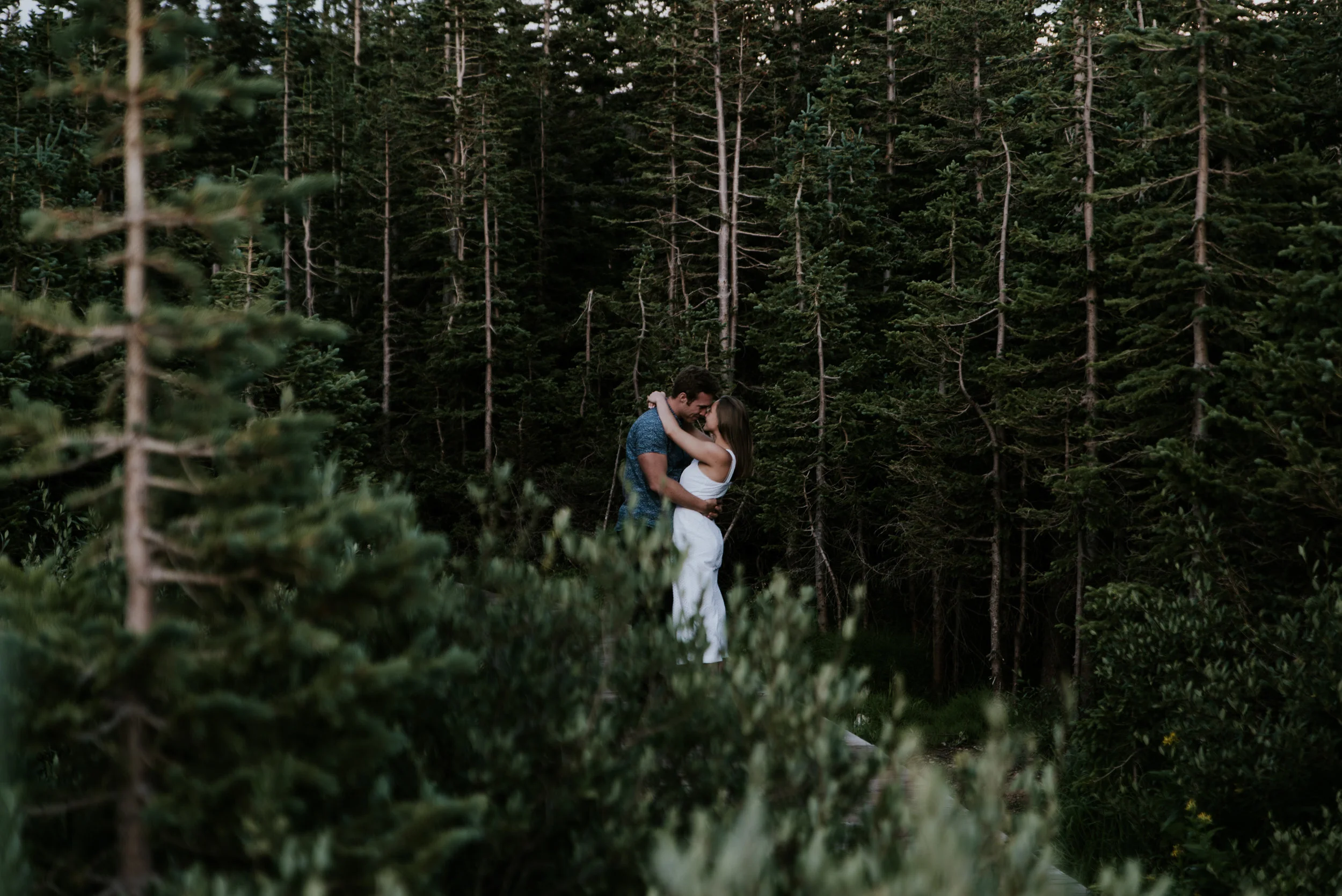 Colorado Mountain Lake Engagement Photos | Brainard Lake