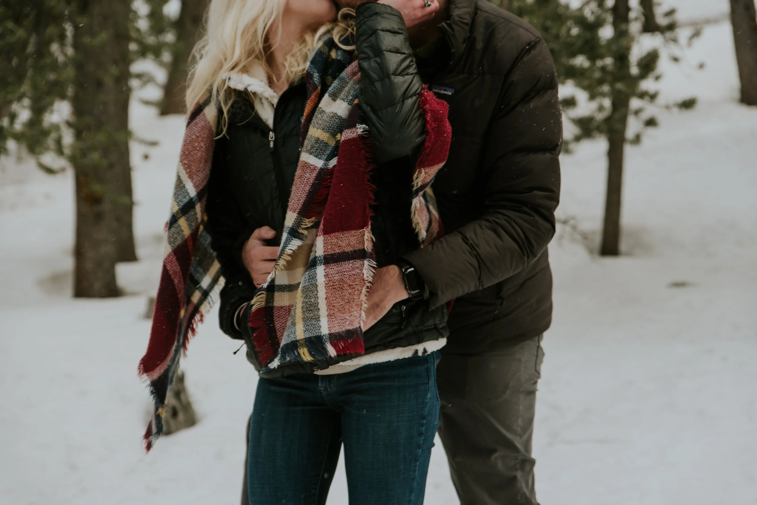 hugging-in-the-woods