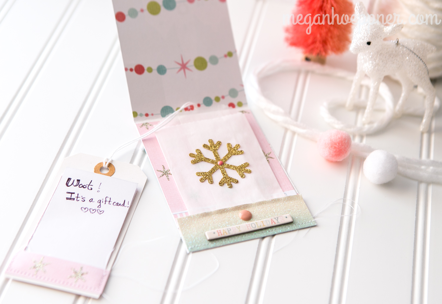 We'll pretend this is a gift card to your very favorite shop instead of a poorly written note on the back of a business card. ;)
