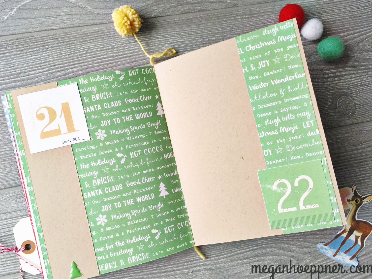 That little enamel Christmas tree sticker! Does it get any cuter?