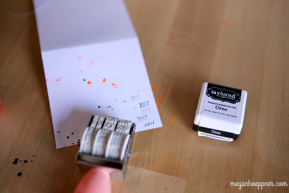 Date stamp by Pebbles . Awesome ink by Taylored Expressions .