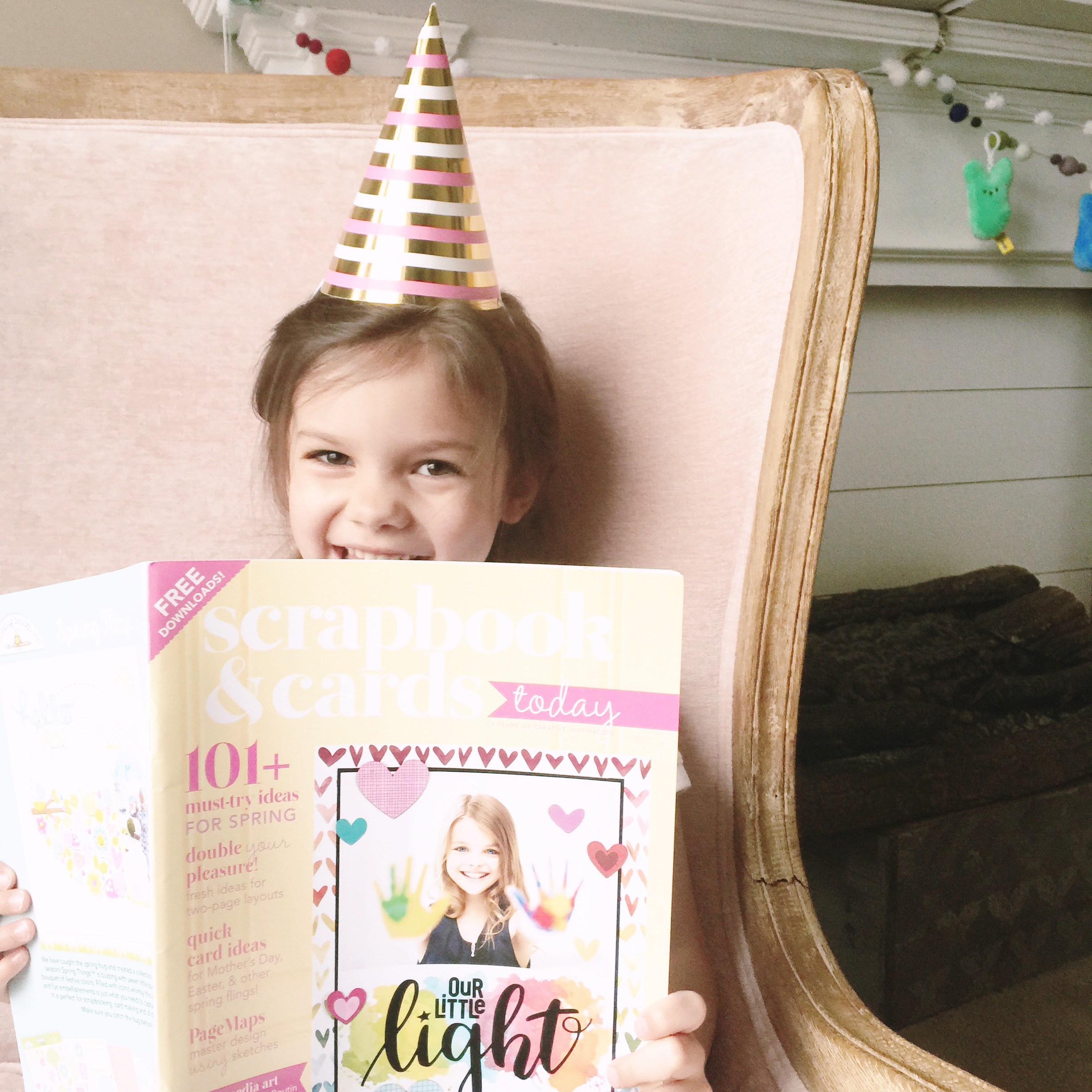 Mags, smiling over my last issue as EIC of SCT. What can I say? We're fans!