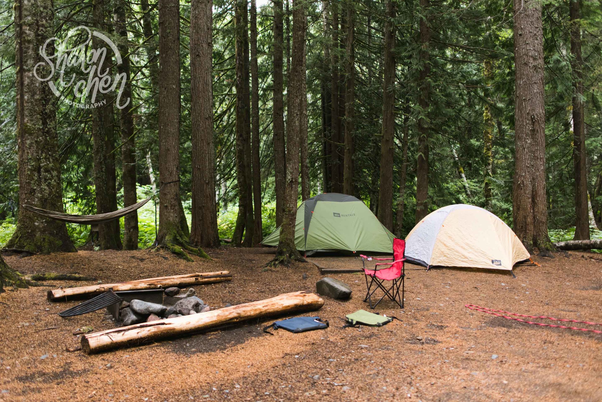 Campsite all set up!