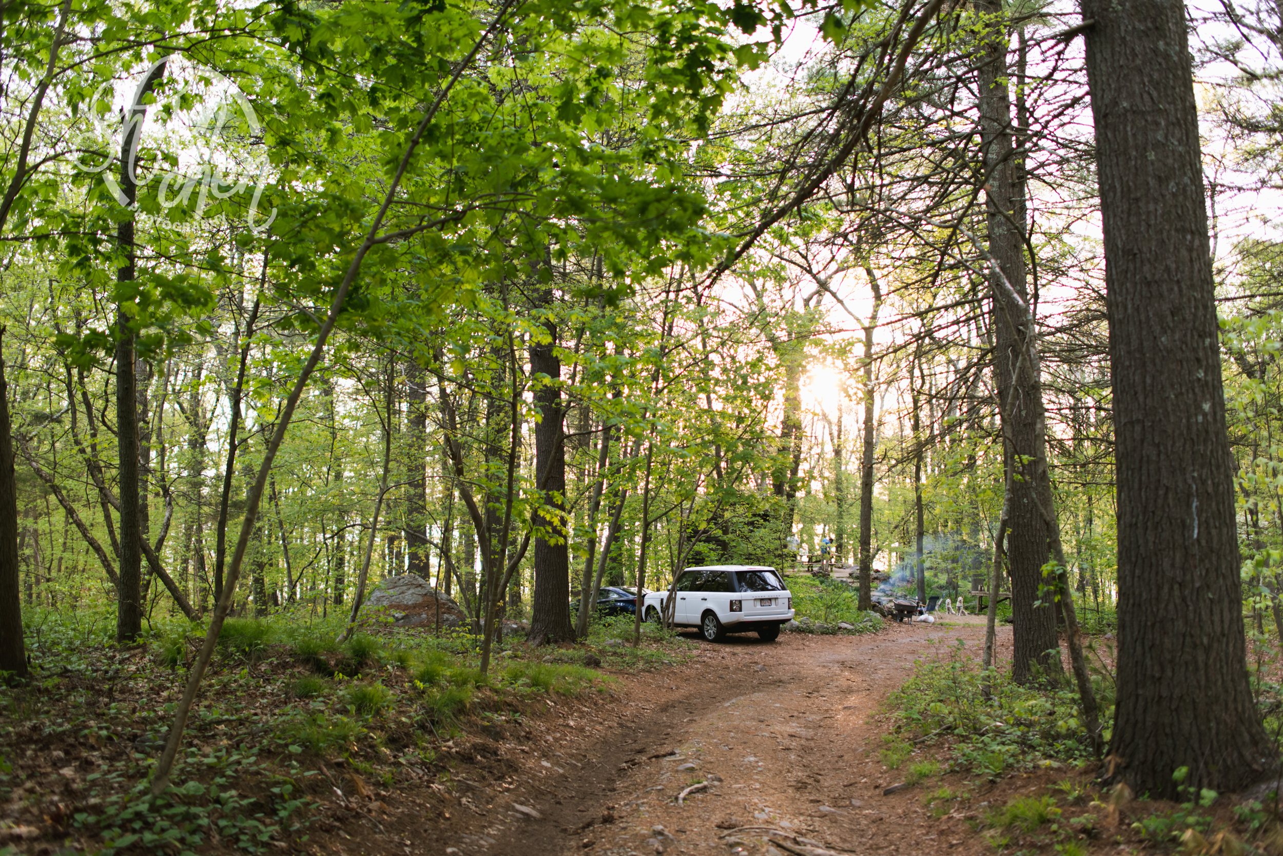 Path to our campsite.
